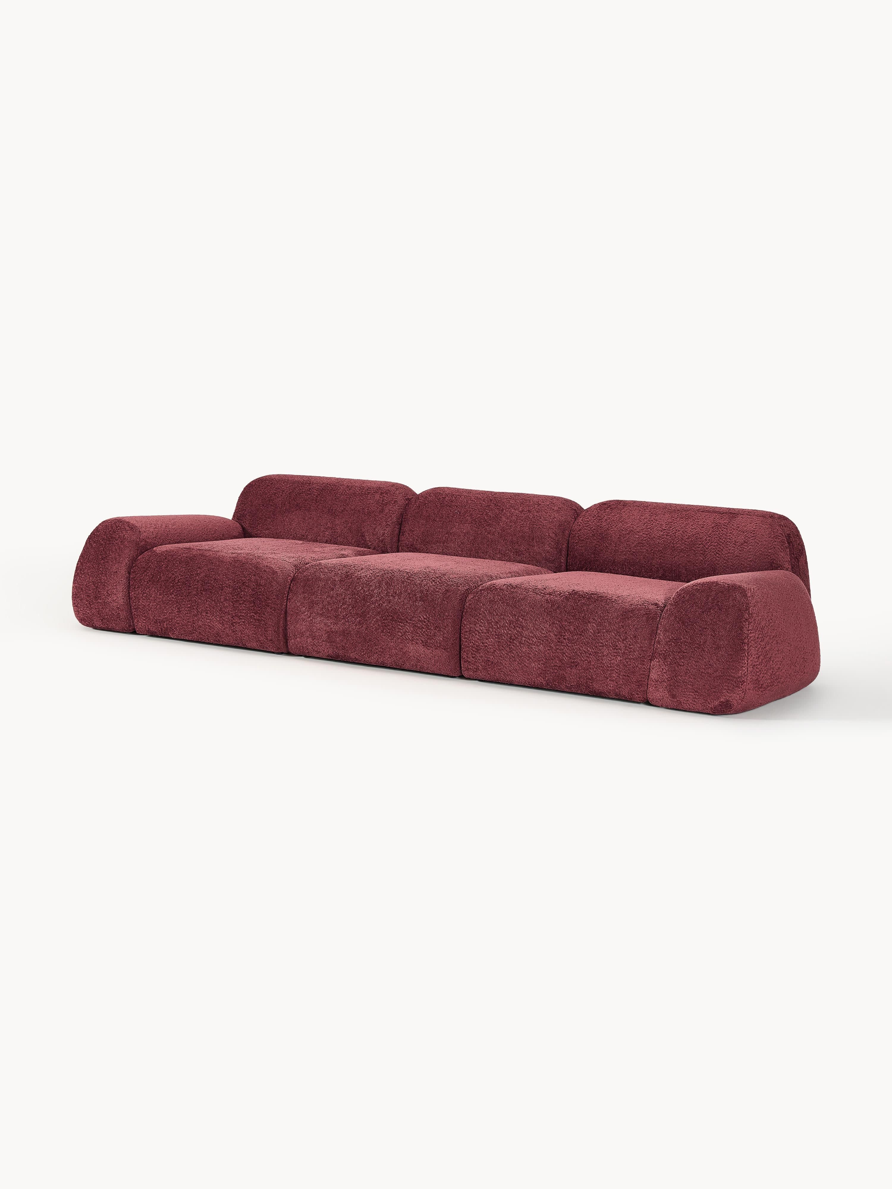Wolke Modular Teddy Bouclé Sofa (4-seater)