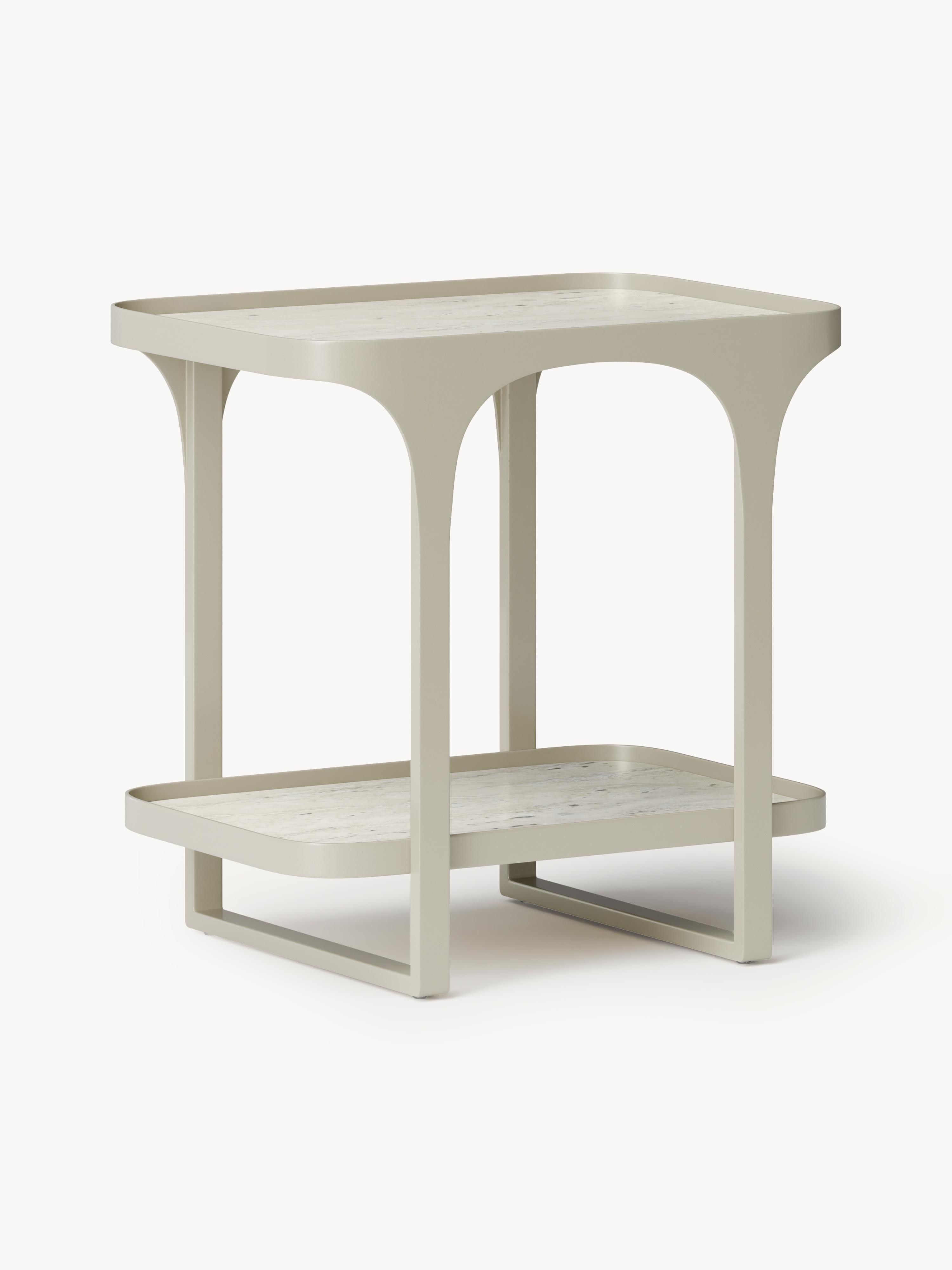 Gallery image 1 - Travertine Effect Side Table Bella