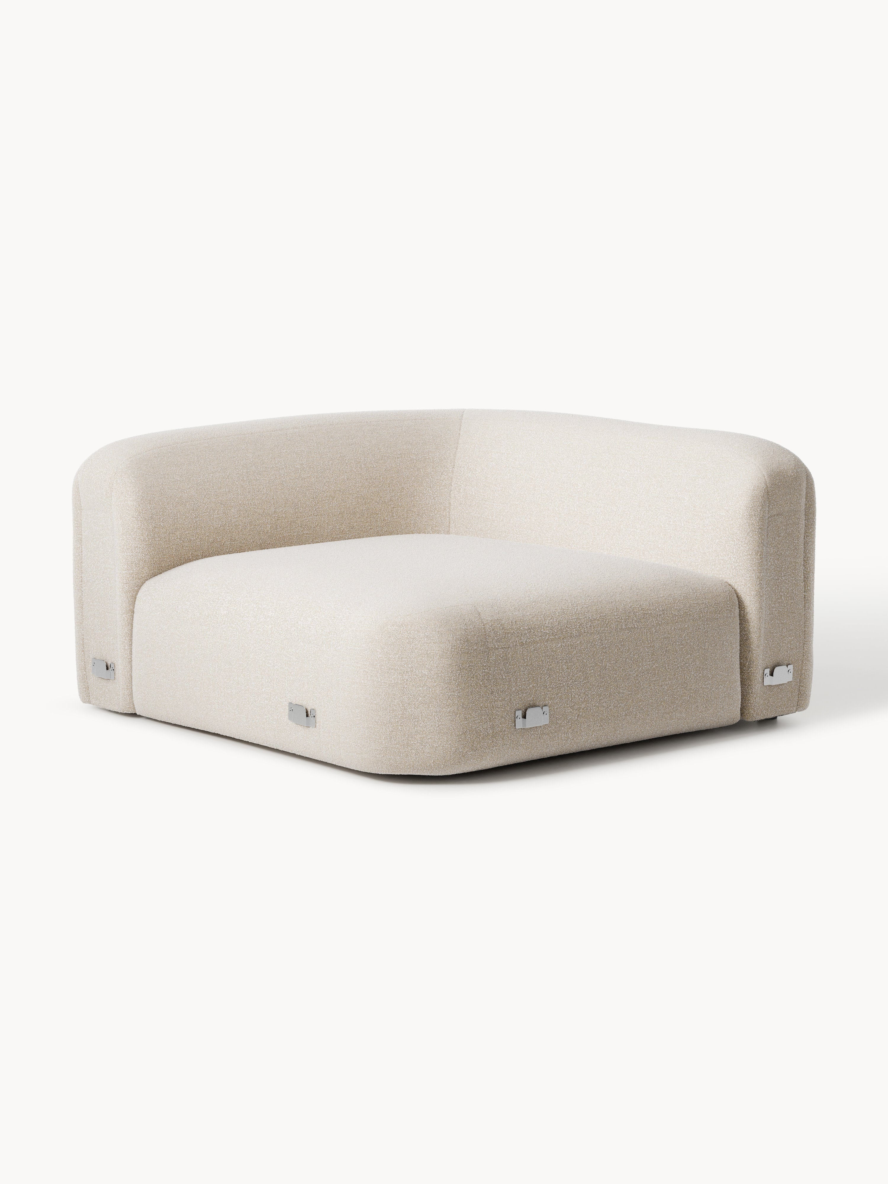 Gallery image 1 - Round Bouclé Corner Module Wolke