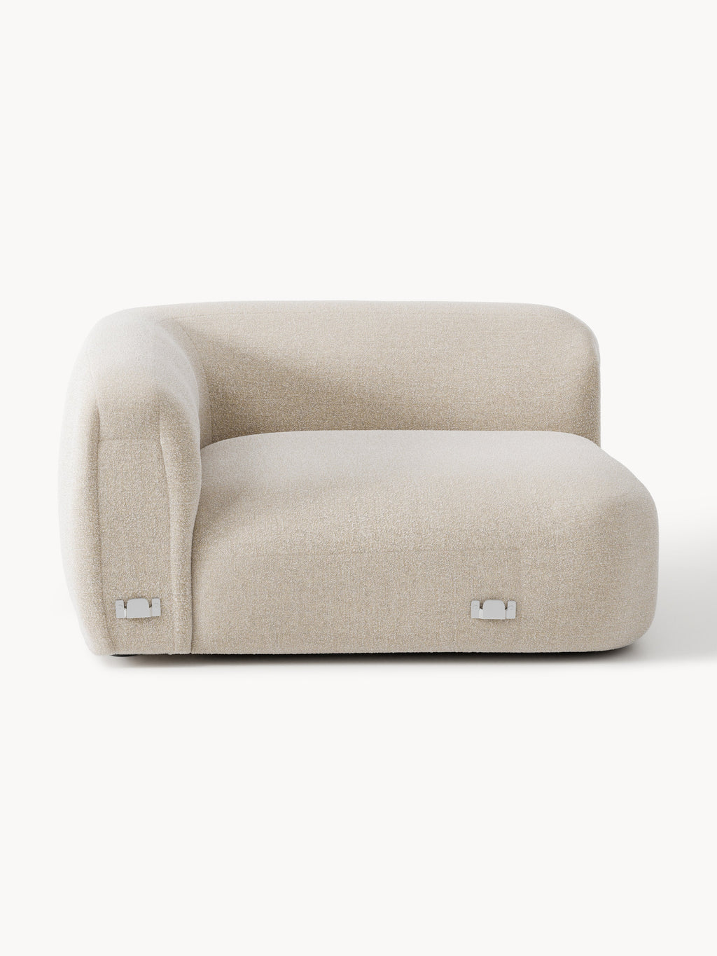Wolke Round Bouclé Corner Module
