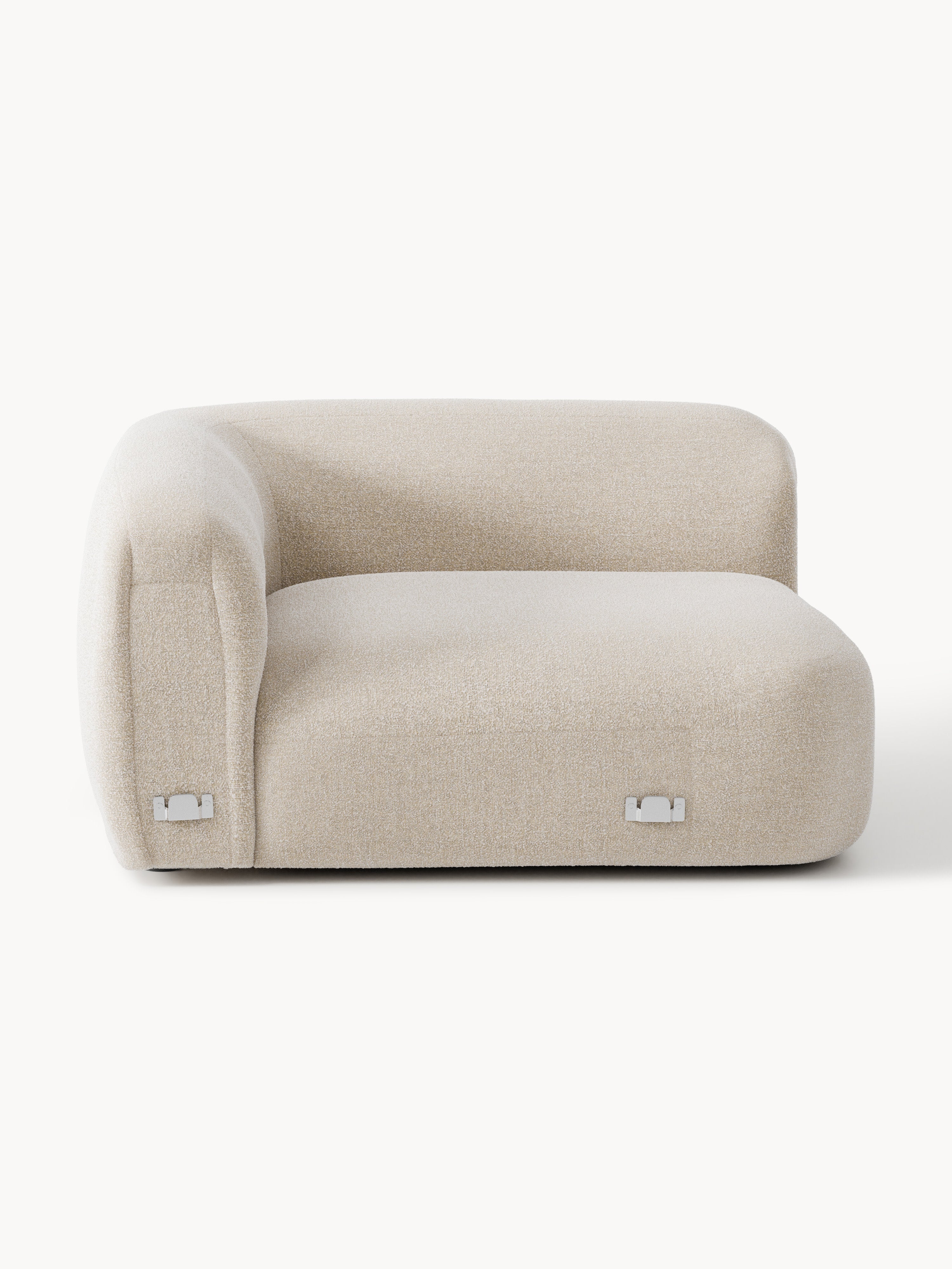 Wolke Round Bouclé Corner Module