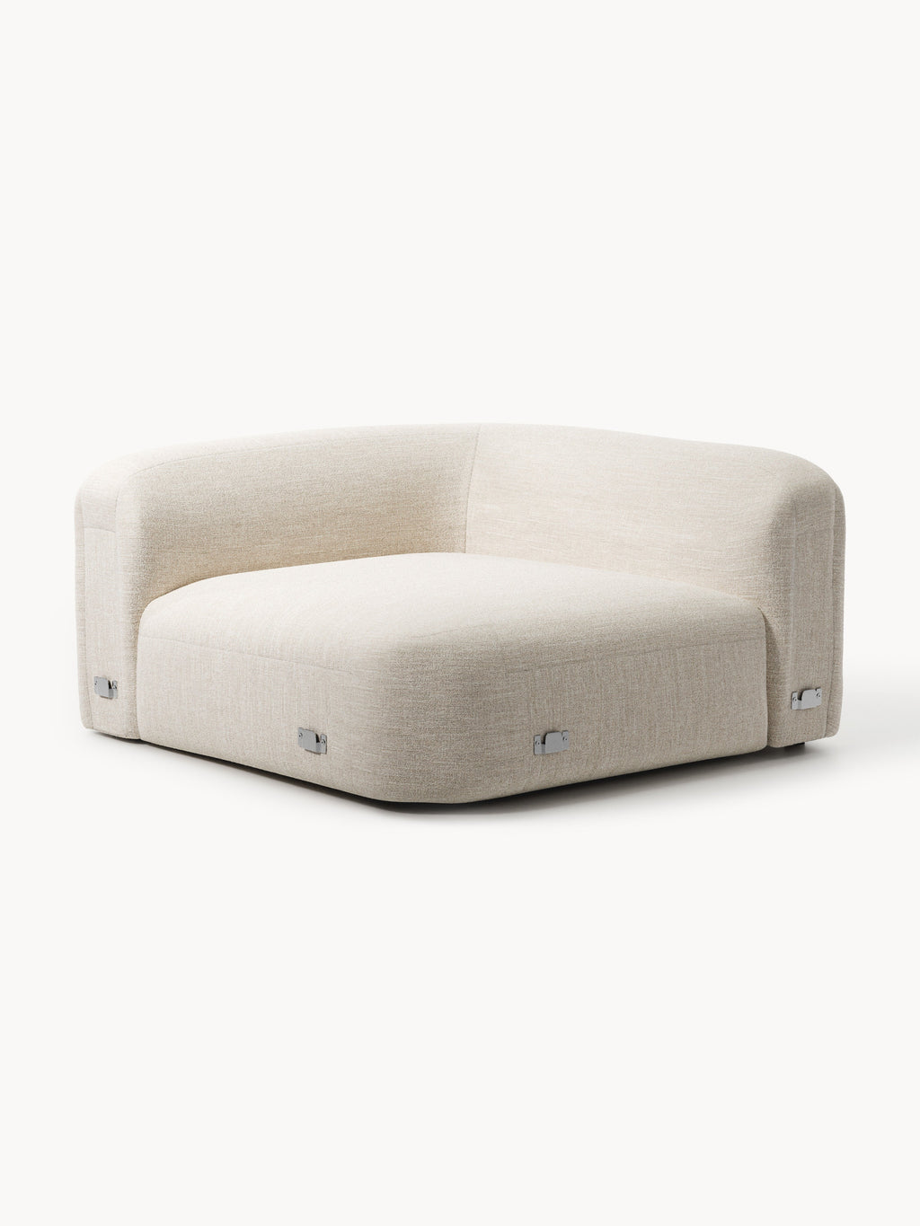 Wolke Round Bouclé Corner Module