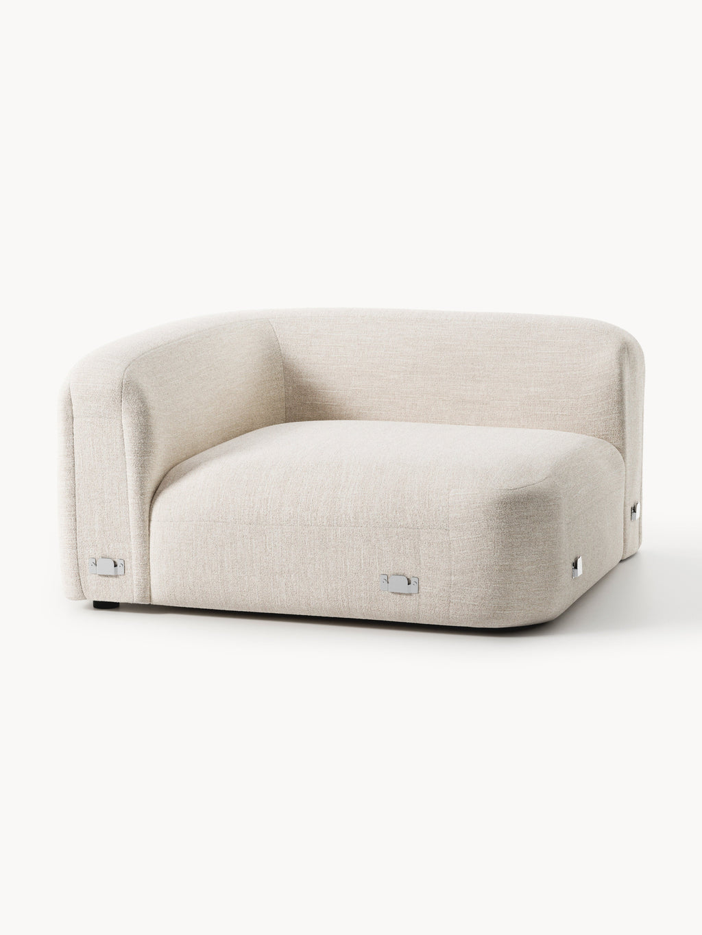 Wolke Round Bouclé Corner Module