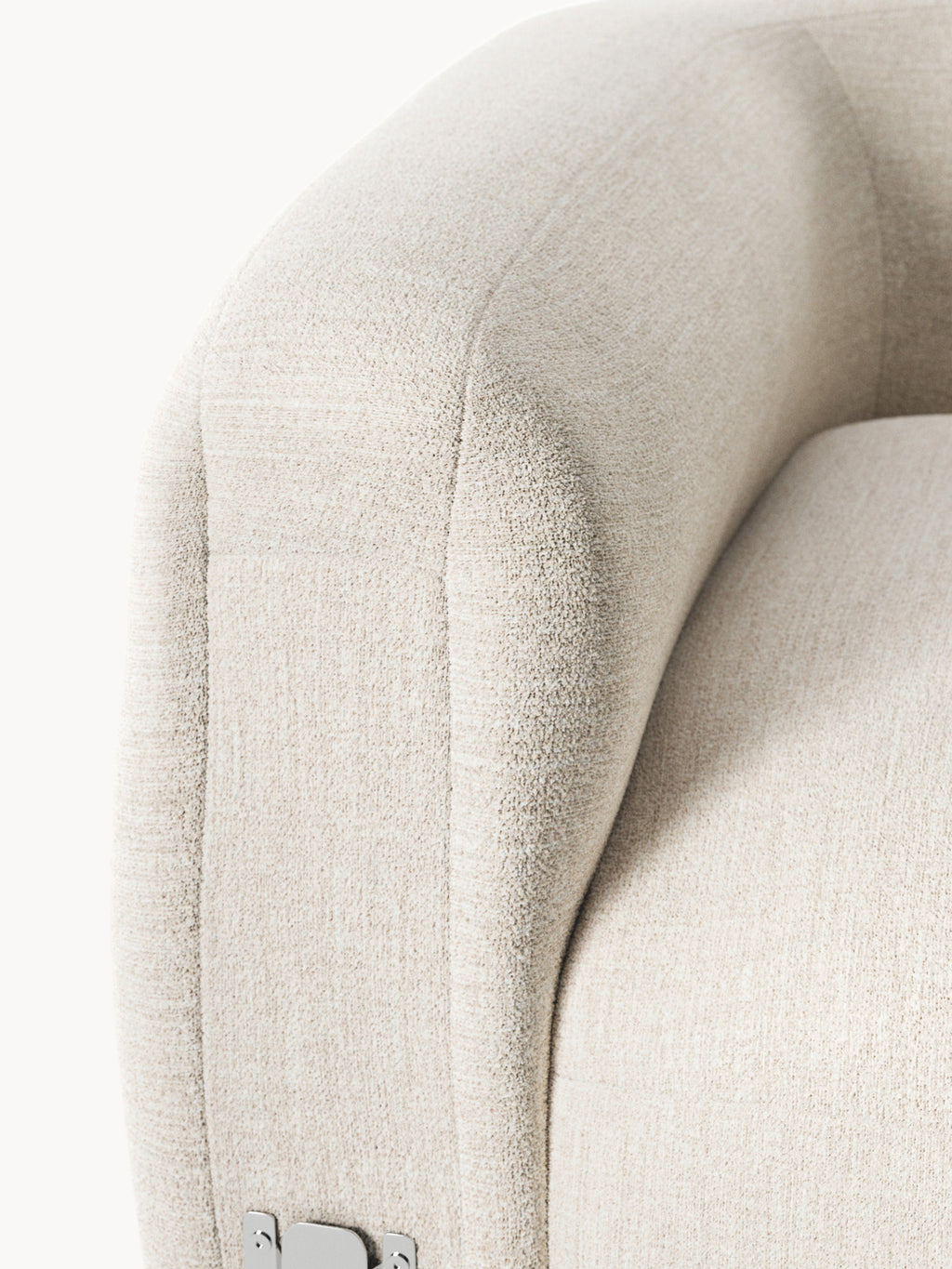 Wolke Round Bouclé Corner Module