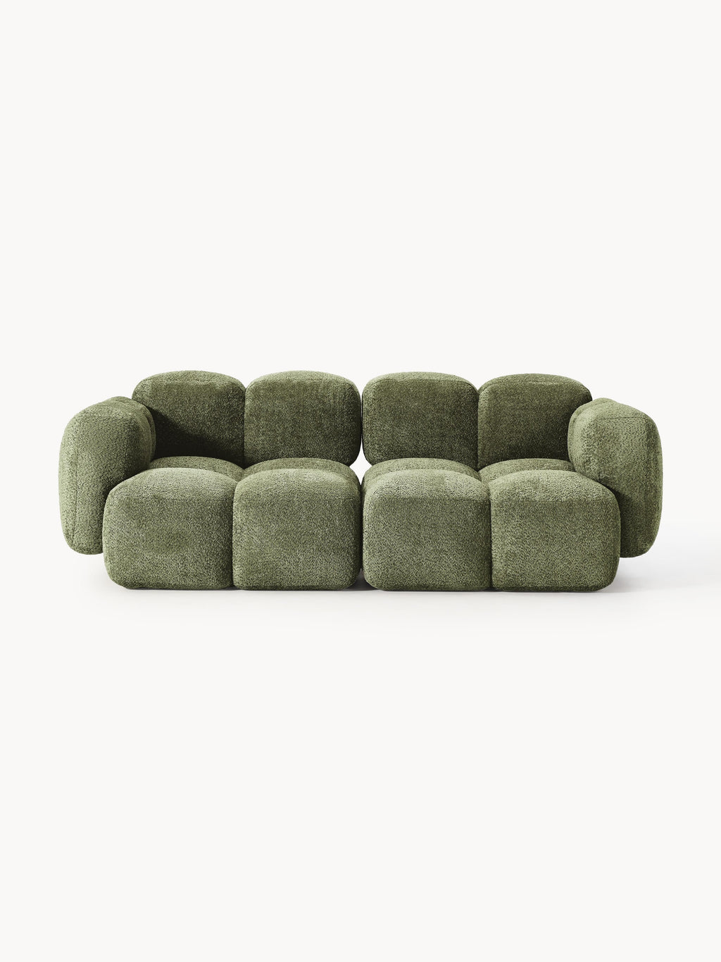 Gallery image 1 - Modular Teddy-Bouclé Sofa Tayla (3-seater)