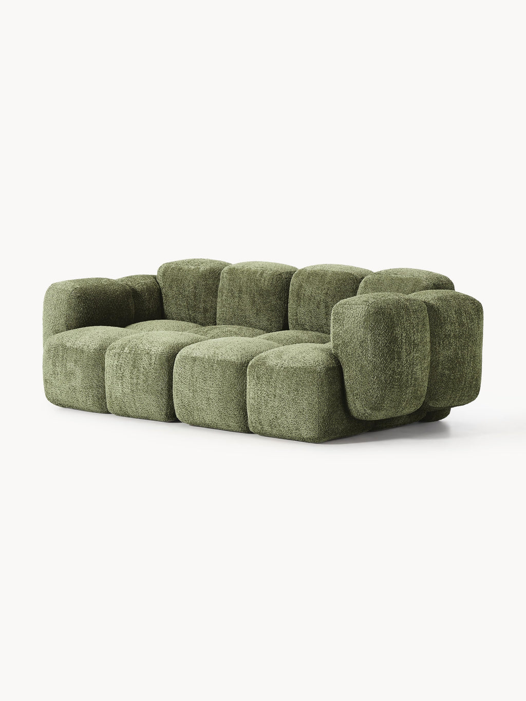 Tayla Modular Teddy-Bouclé Sofa (3-seater)