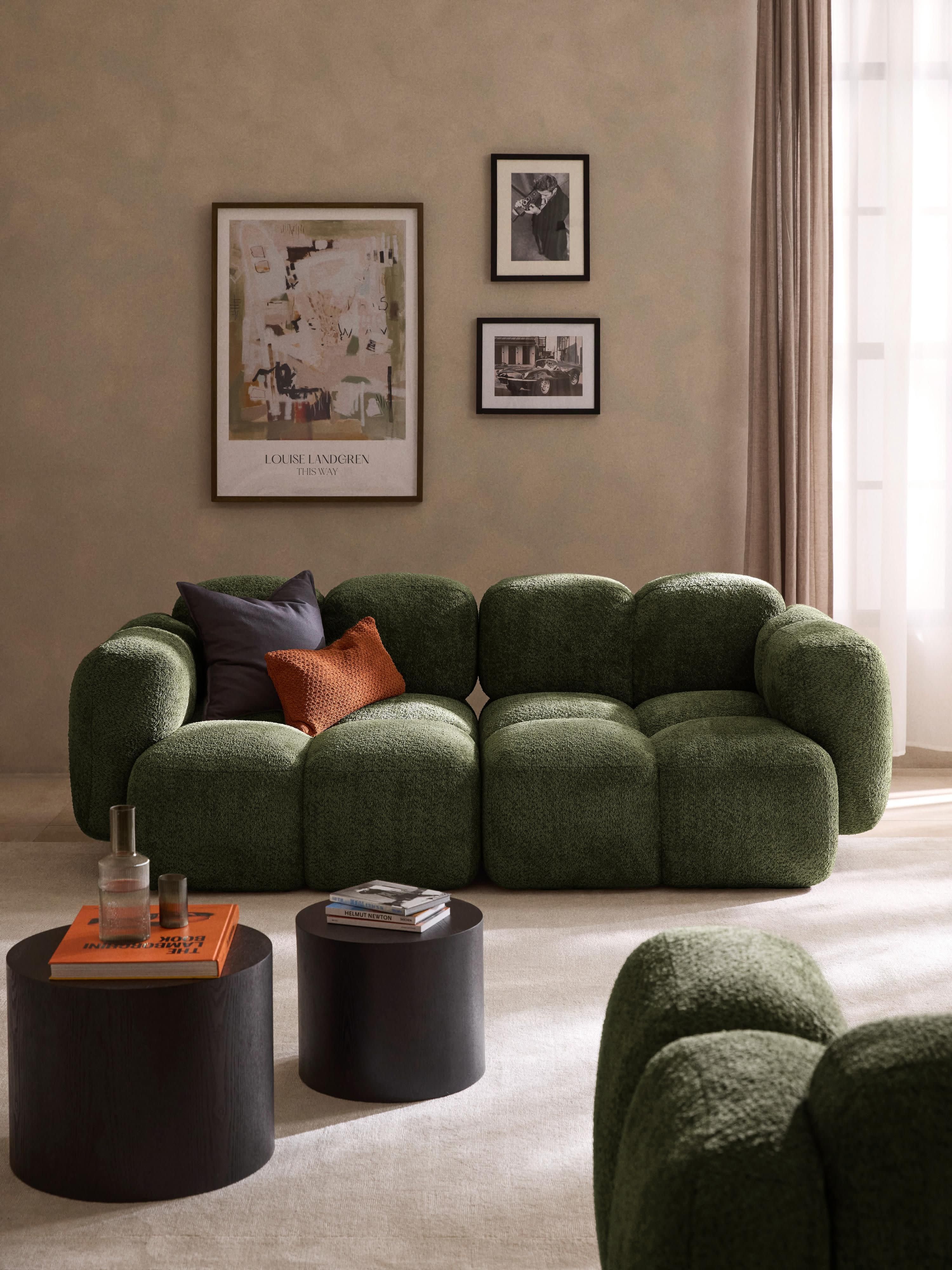 Tayla Modular Teddy-Bouclé Sofa (3-seater)