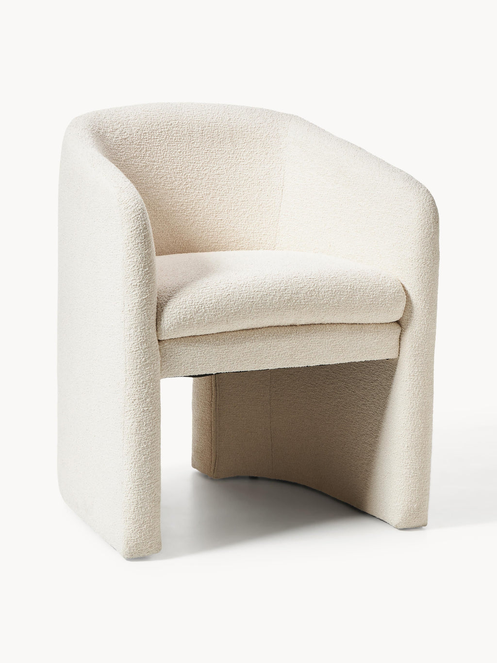 Gallery image 1 - Bouclé Dining Chair Mairo with Armrests