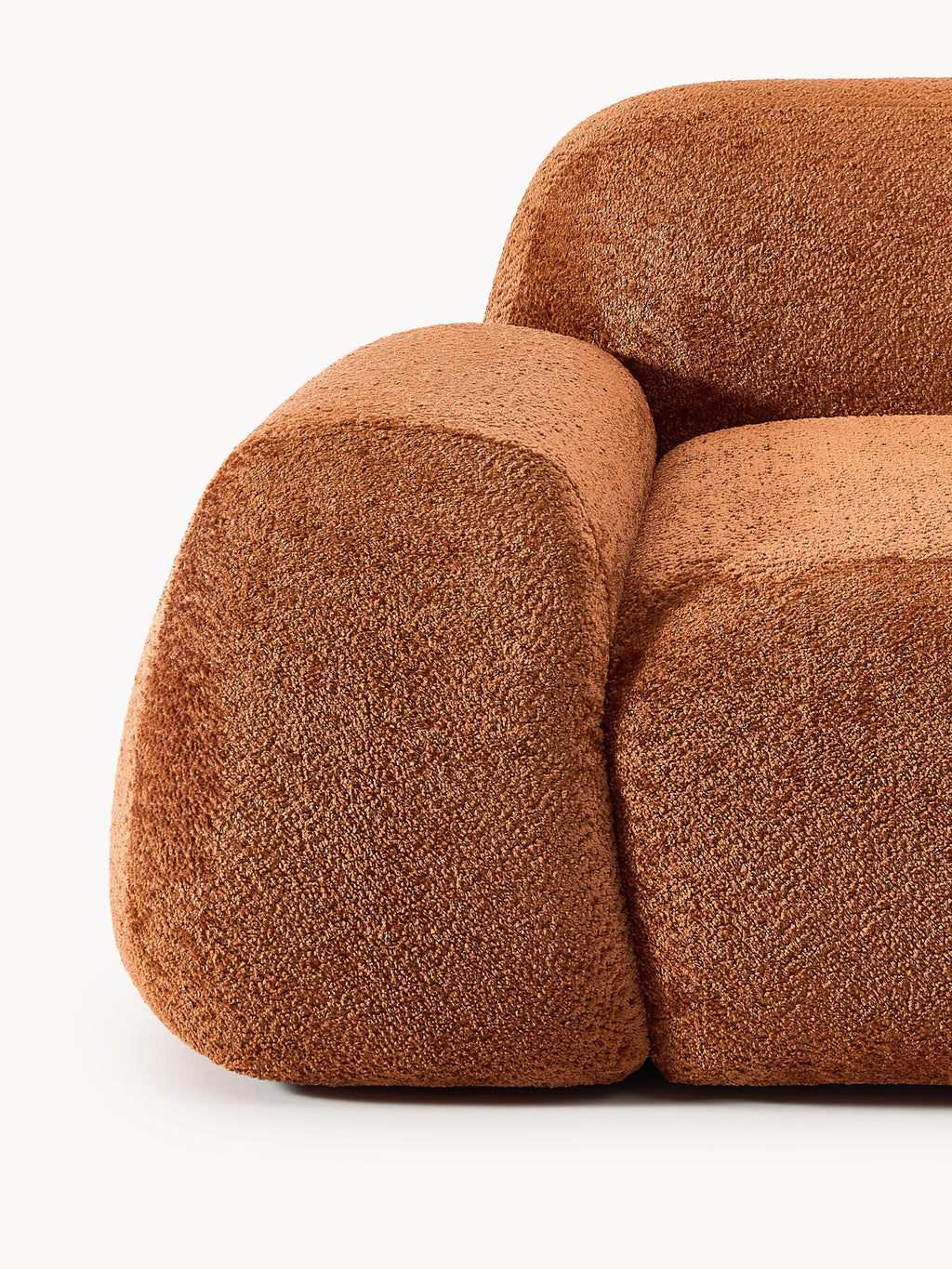 Wolke Modular Teddy Bouclé Sofa (3-seater)
