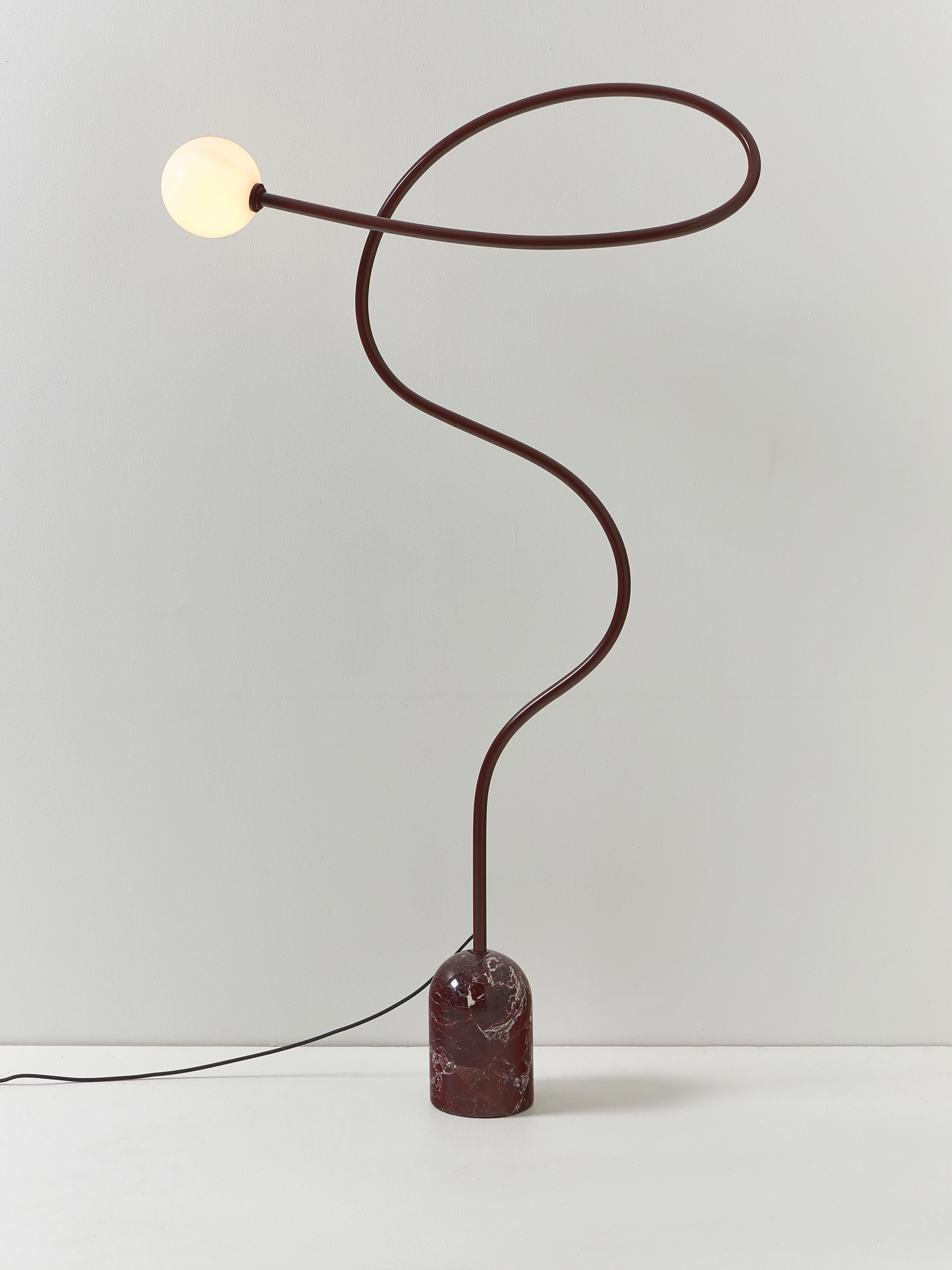 Alina Floor Lamp with Marble Base