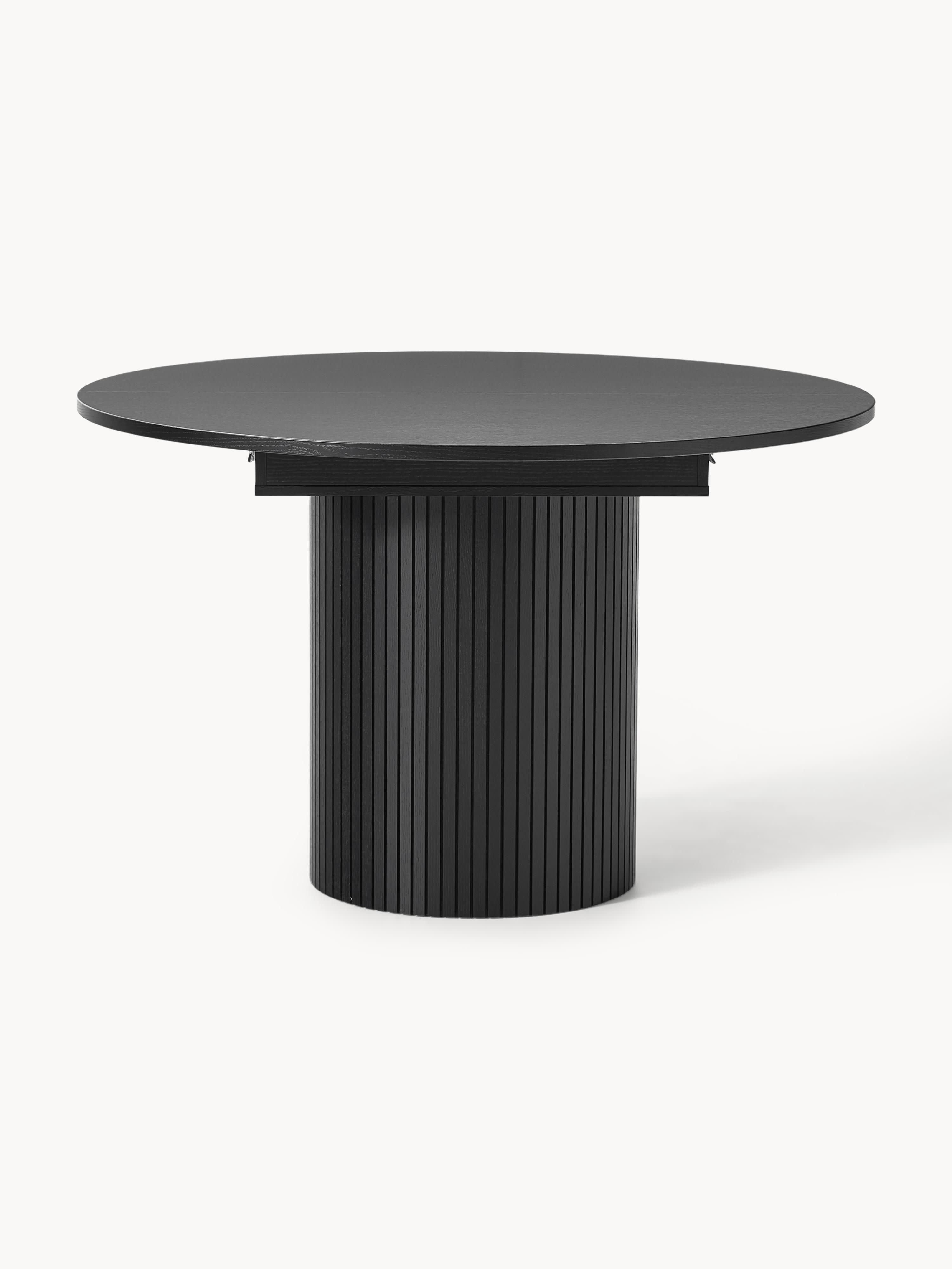 Gallery image 1 - Extendable Dining Table Filo with Groove Structure, 120 - 160 x 75 cm