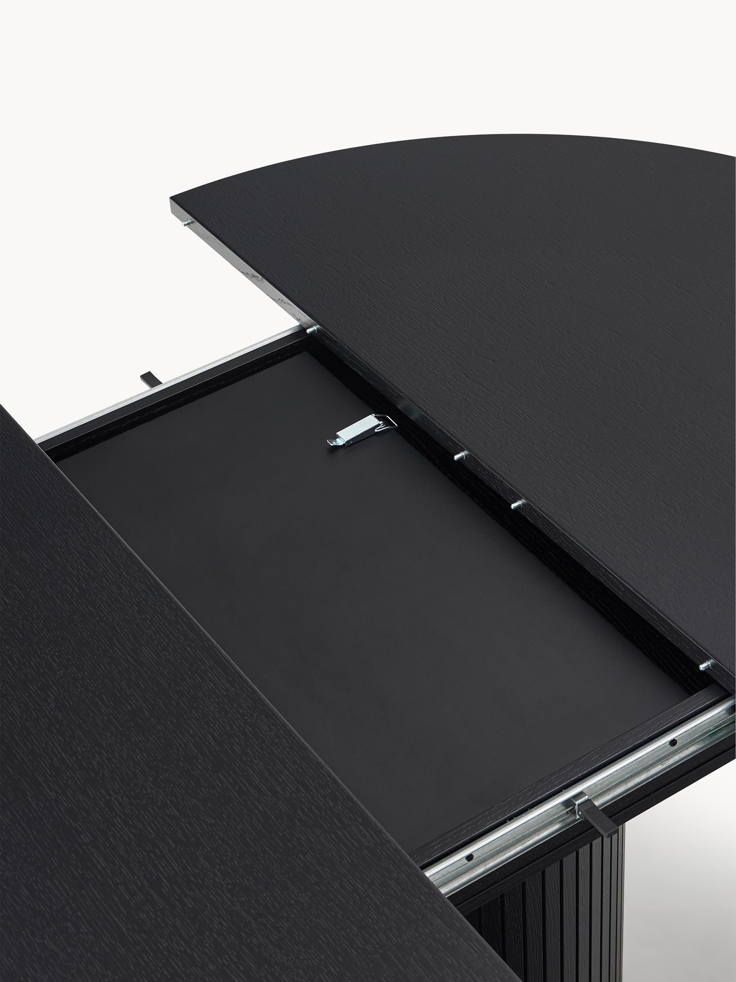 Filo Extendable Dining Table with Groove Structure, 120 - 160 x 75 cm
