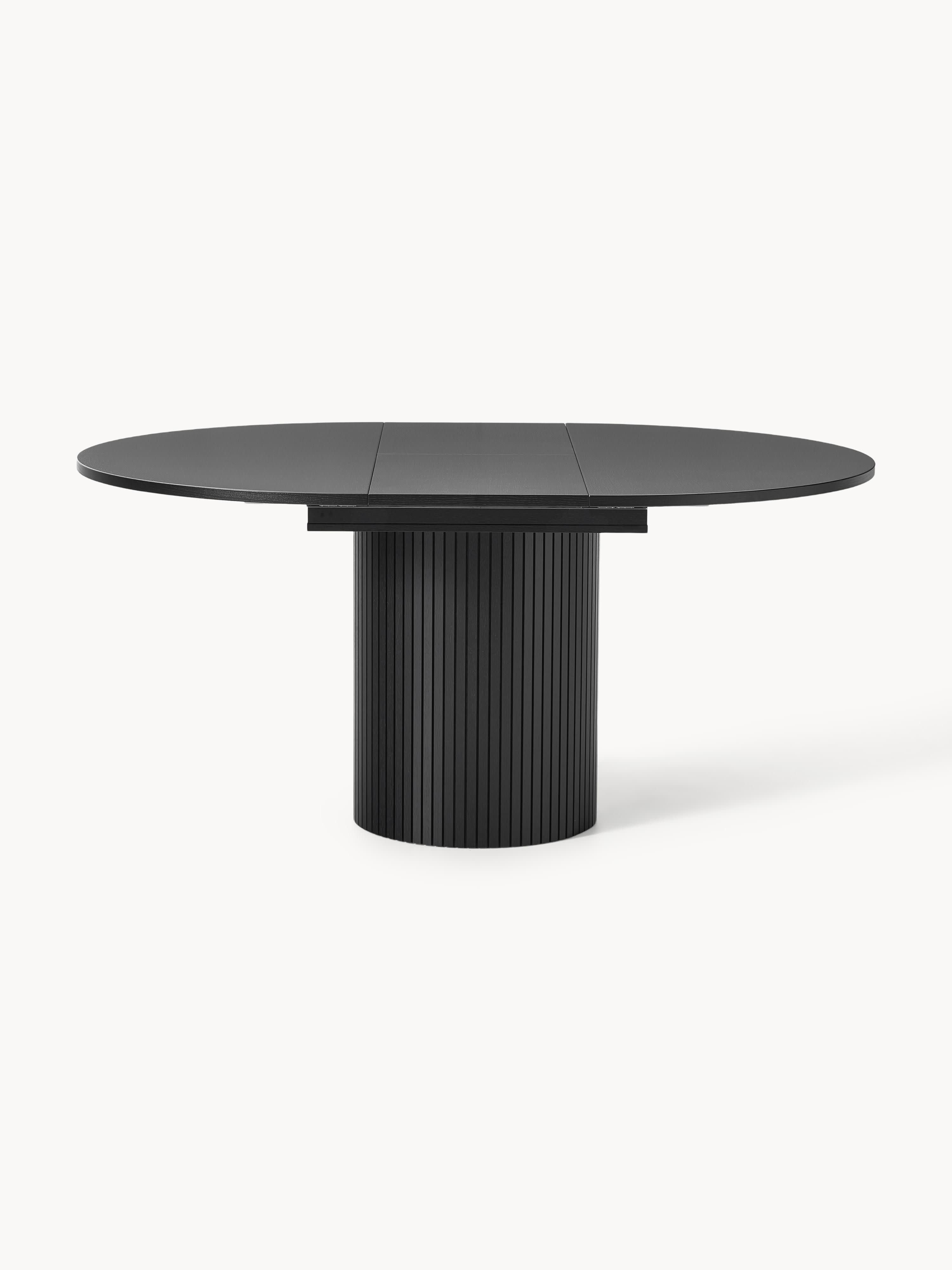 Filo Extendable Dining Table with Groove Structure, 120 - 160 x 75 cm