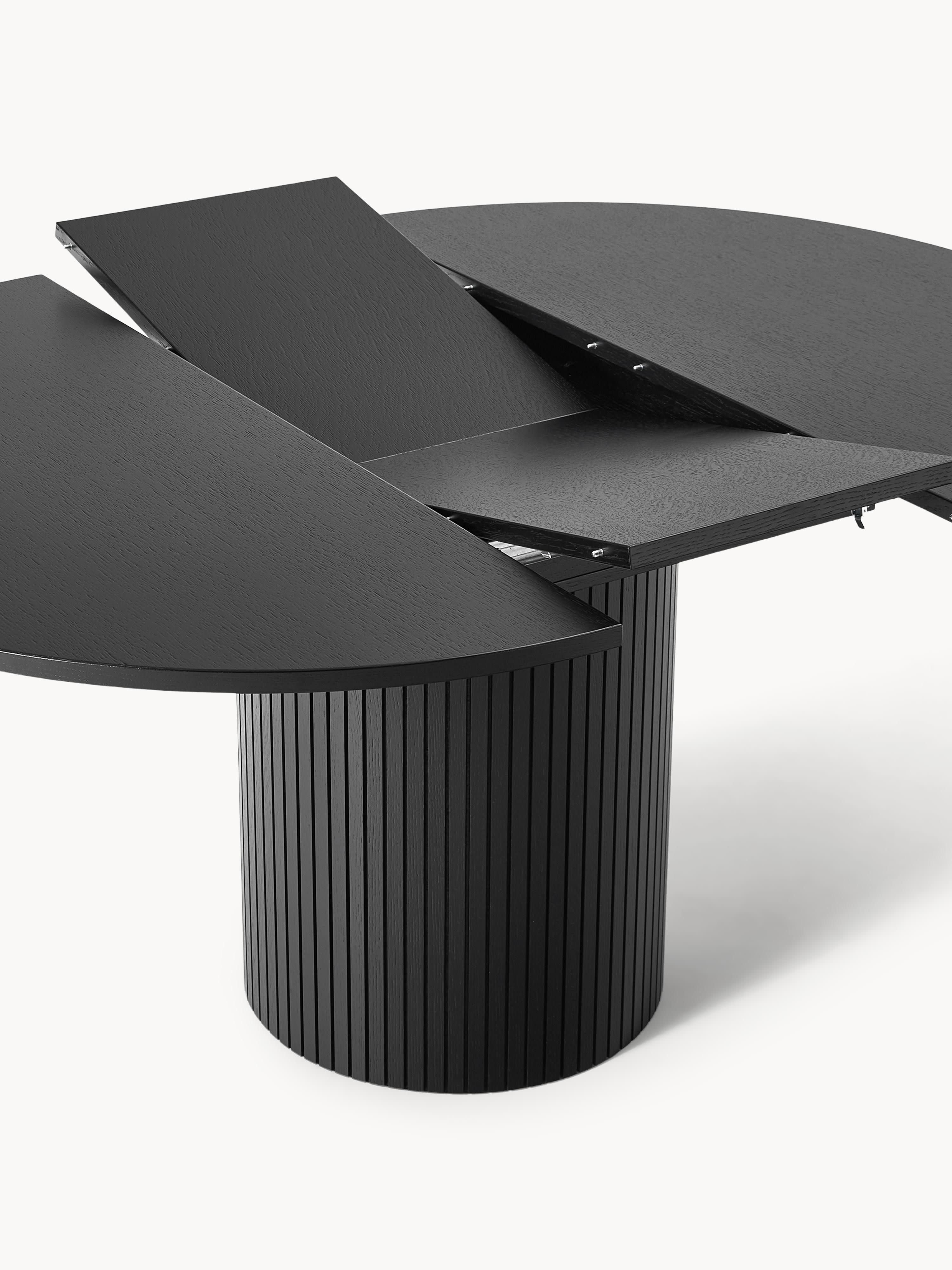 Filo Extendable Dining Table with Groove Structure, 120 - 160 x 75 cm