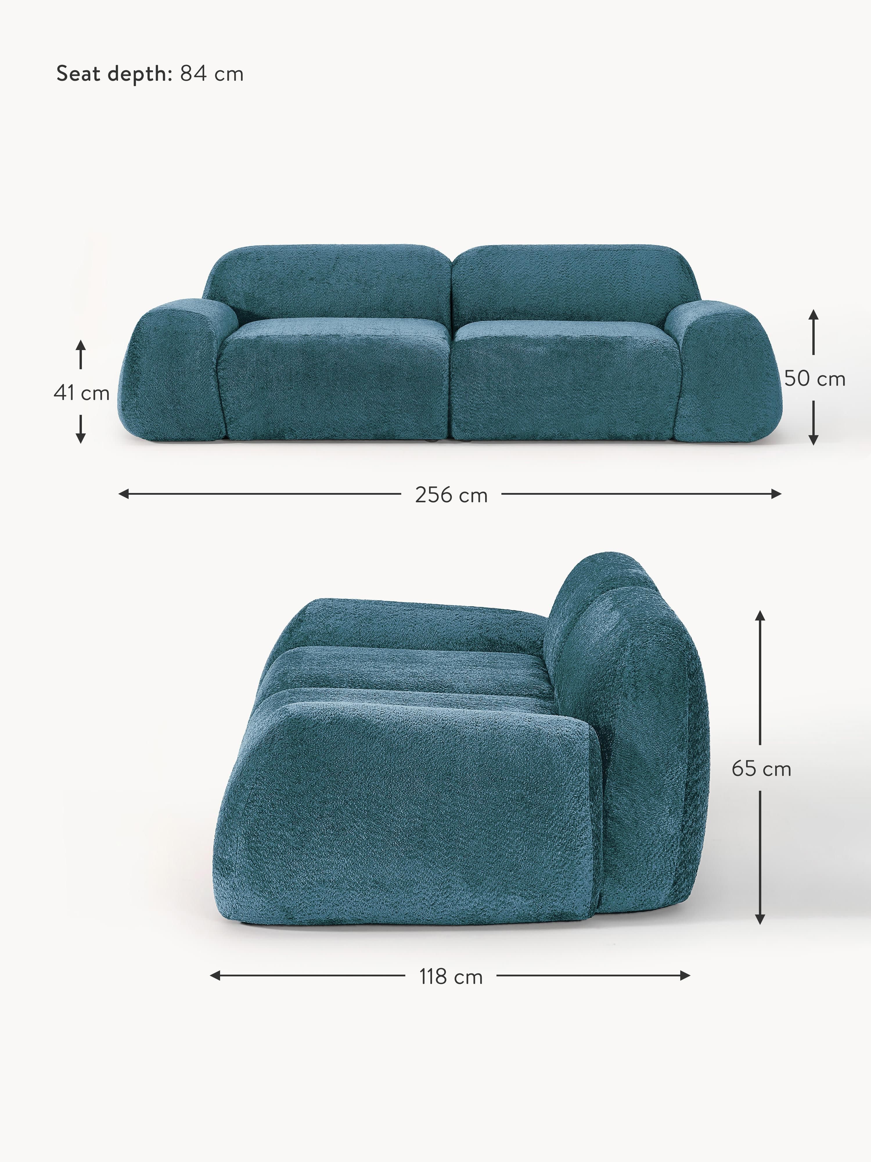 Wolke Modular Teddy Bouclé Sofa (3-seater)