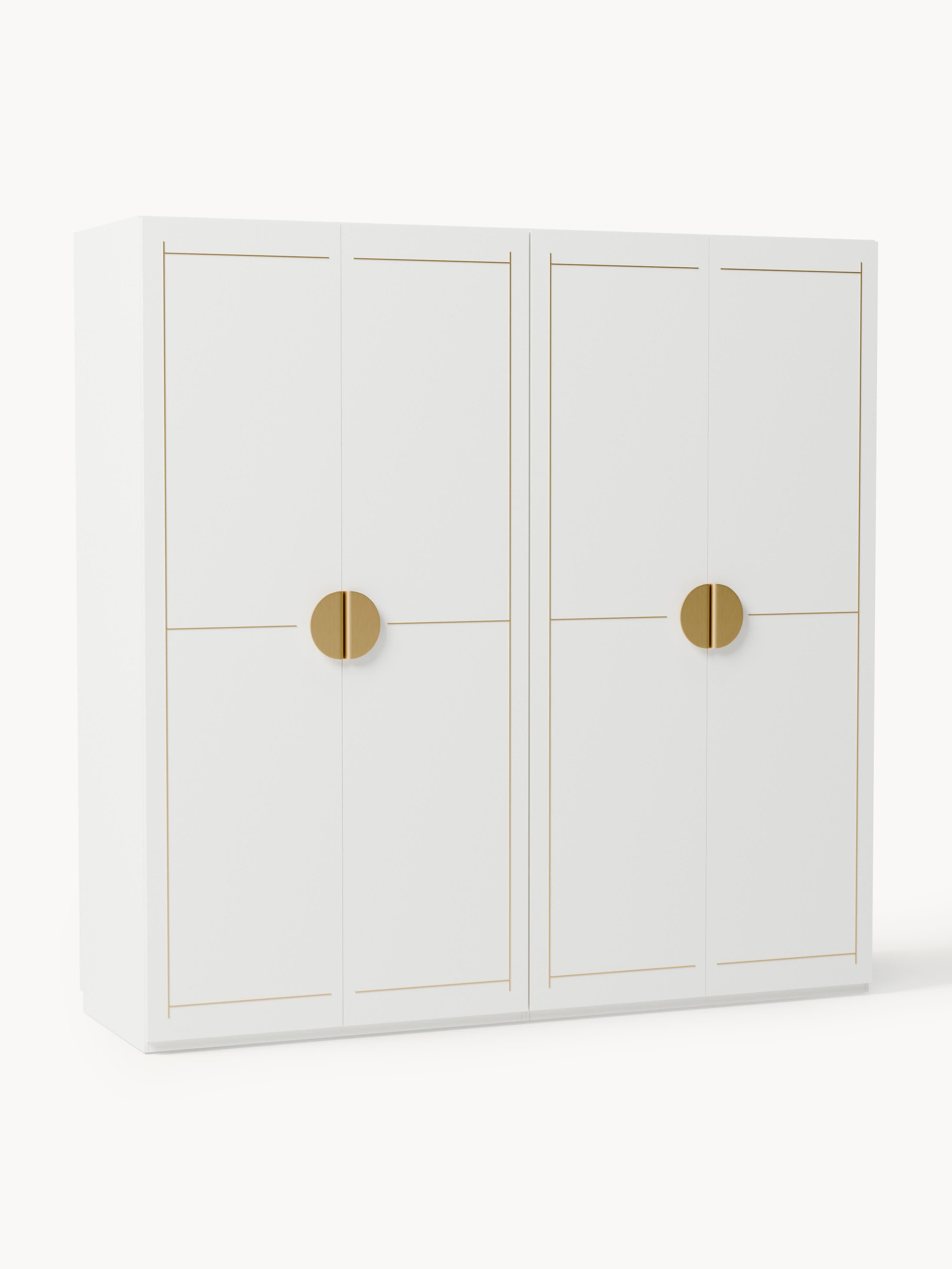 Gallery image 1 - Modular Hinged Door Wardrobe Denise, 200 cm Wide, in various sizes