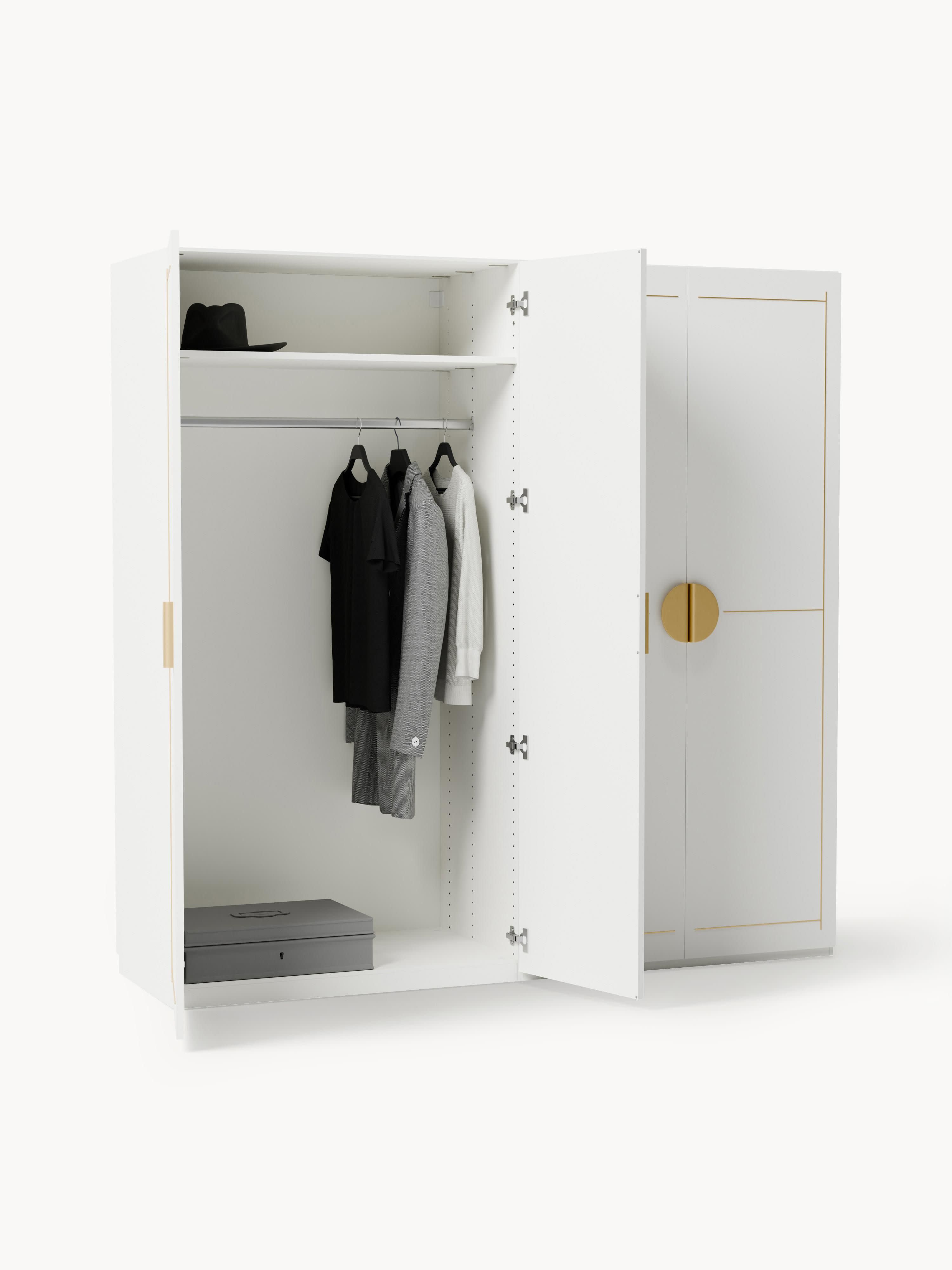 Denise Modular Hinged Door Wardrobe, 200 cm Wide, in various sizes