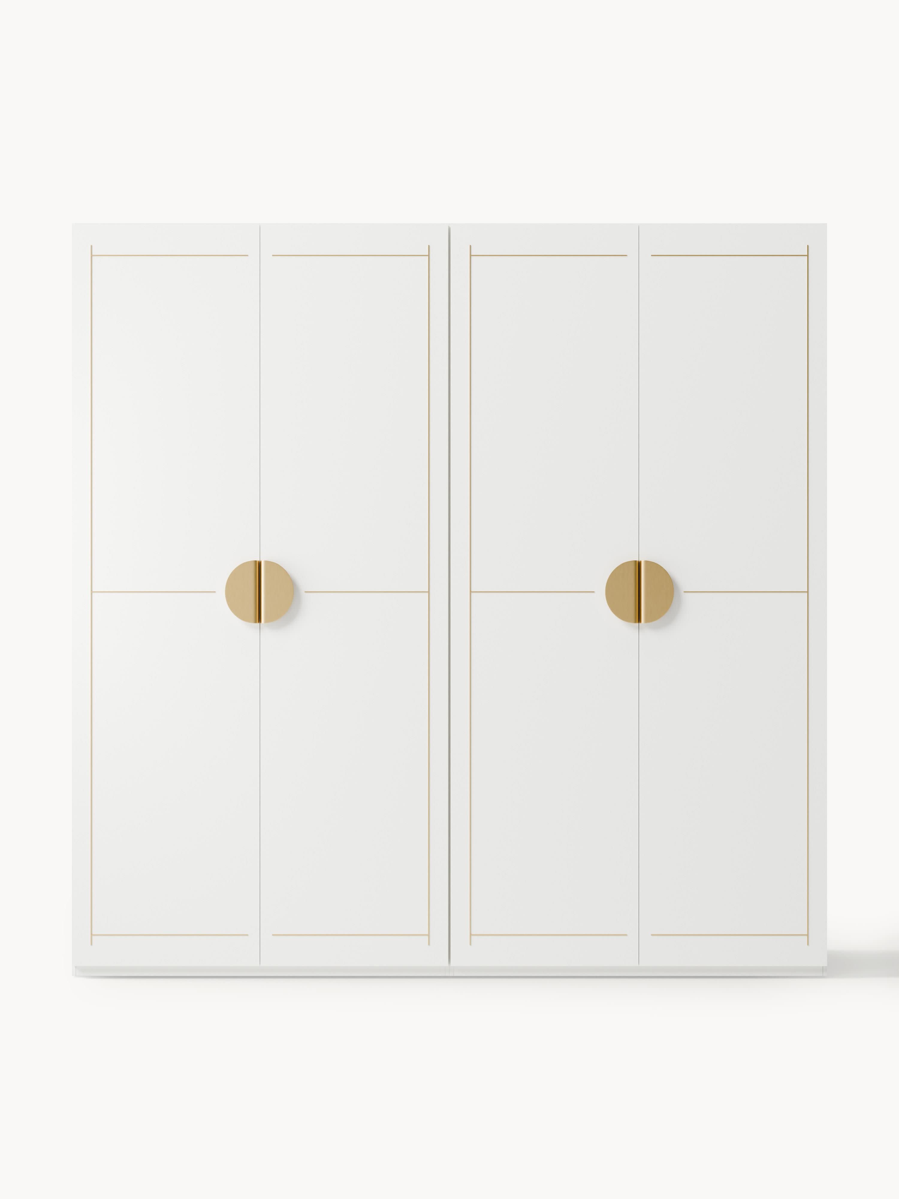 Denise Modular Hinged Door Wardrobe, 200 cm Wide, in various sizes