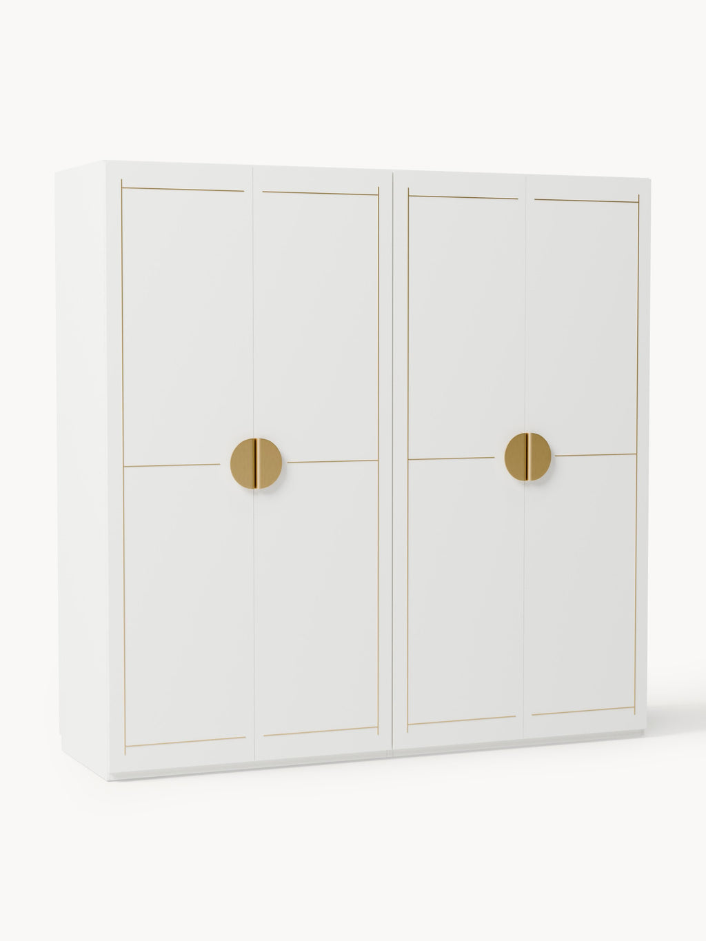 Denise Modular Hinged Door Wardrobe, 200 cm Wide, in various sizes