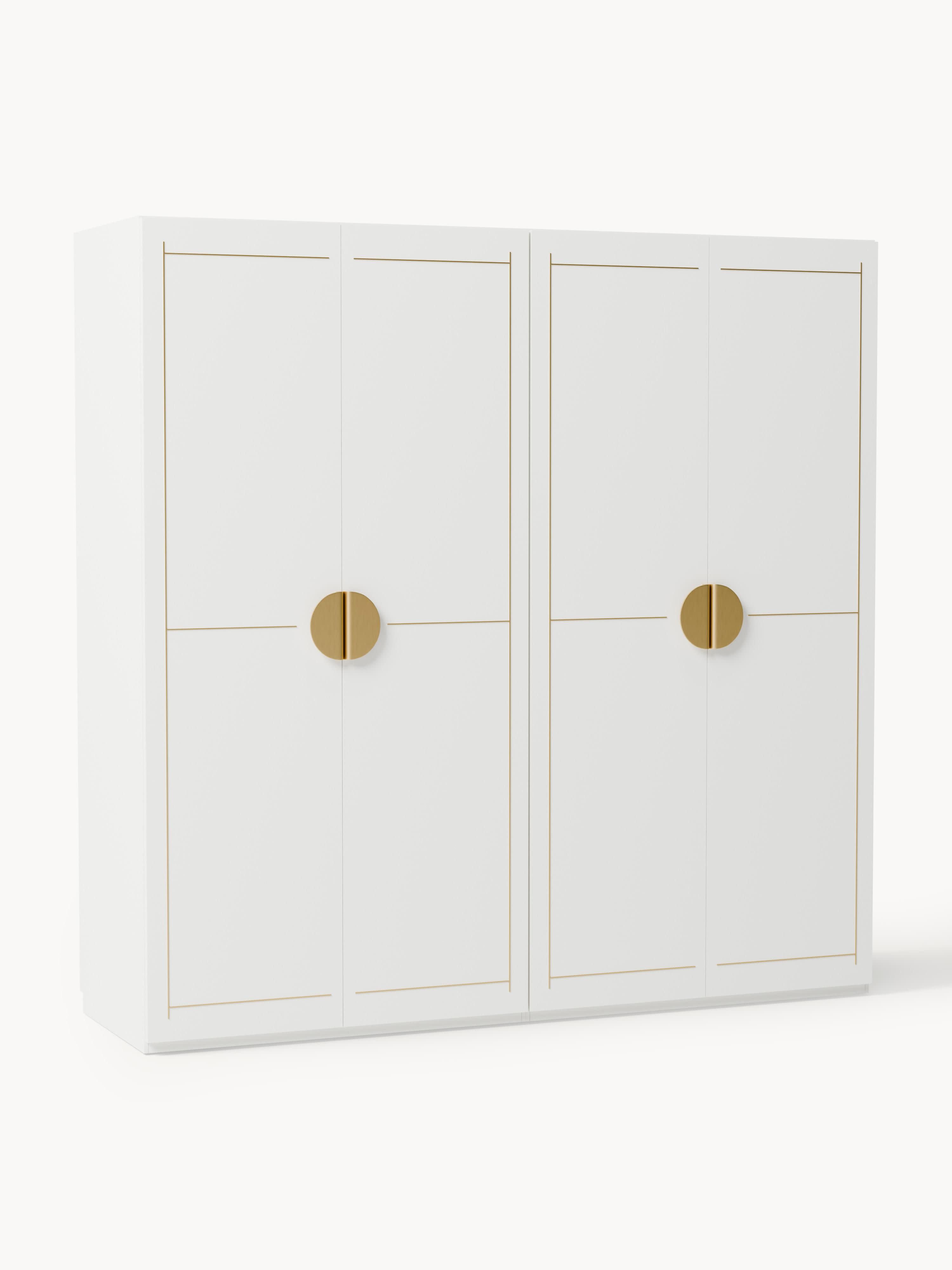 Denise Modular Hinged Door Wardrobe, 200 cm Wide, in various sizes