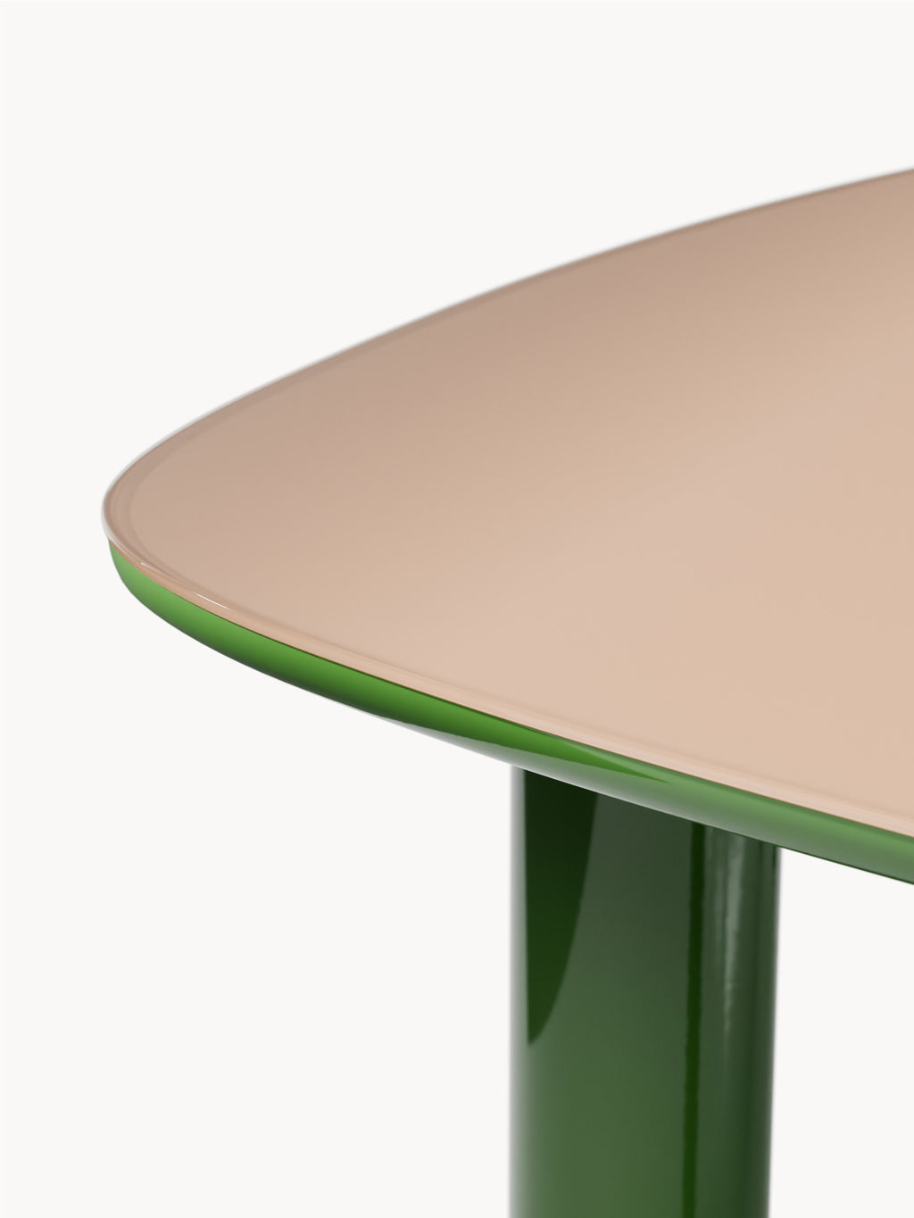 Beni Organic Dining Table with Glass Top, 200 x 110 cm