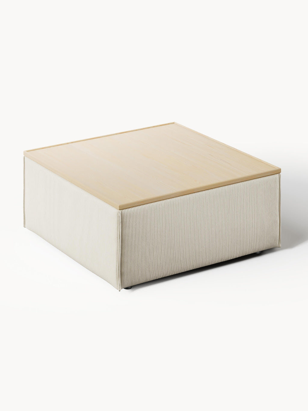 Lennon Corduroy Ottoman with Storage