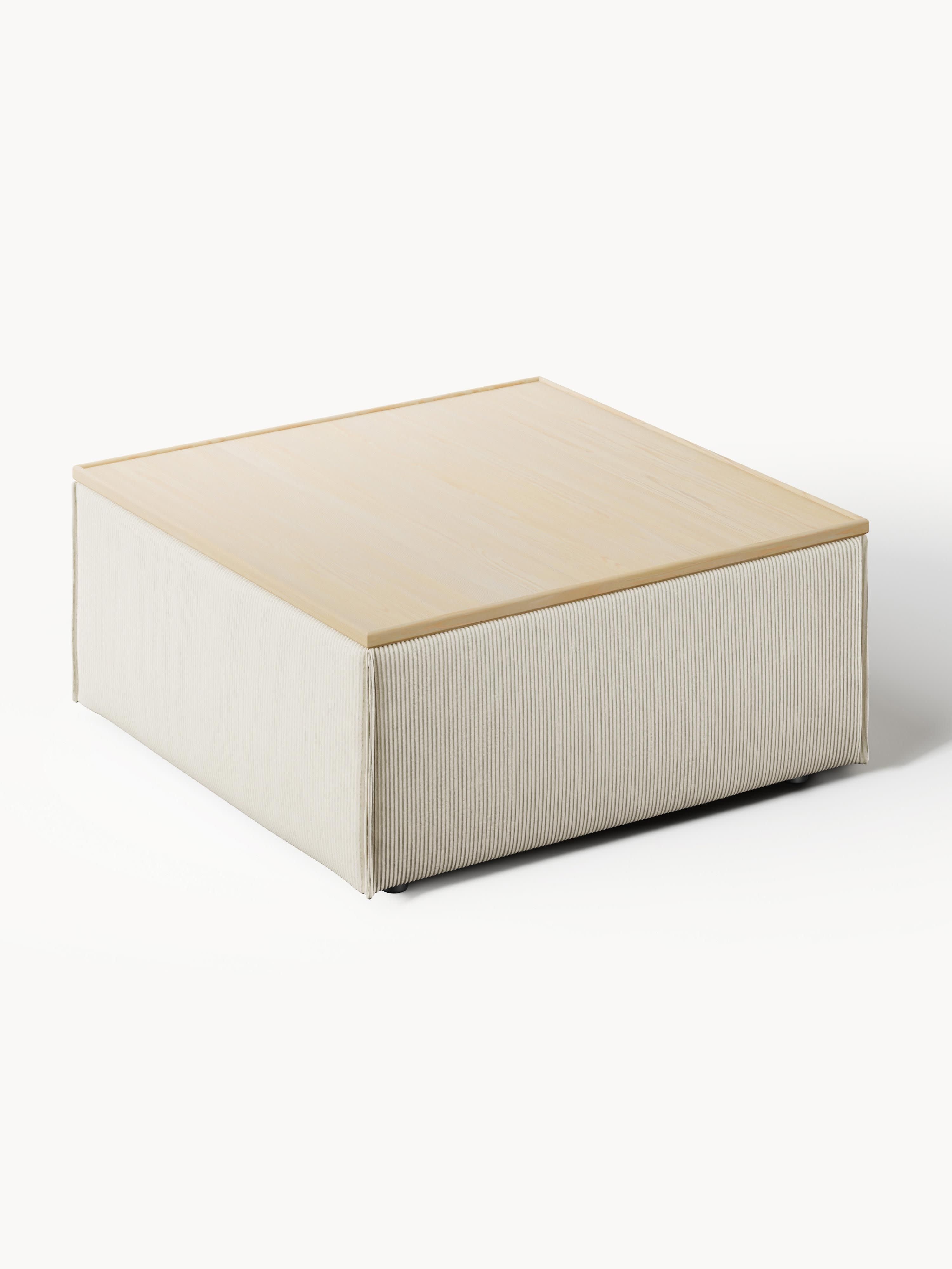 Lennon Corduroy Ottoman with Storage