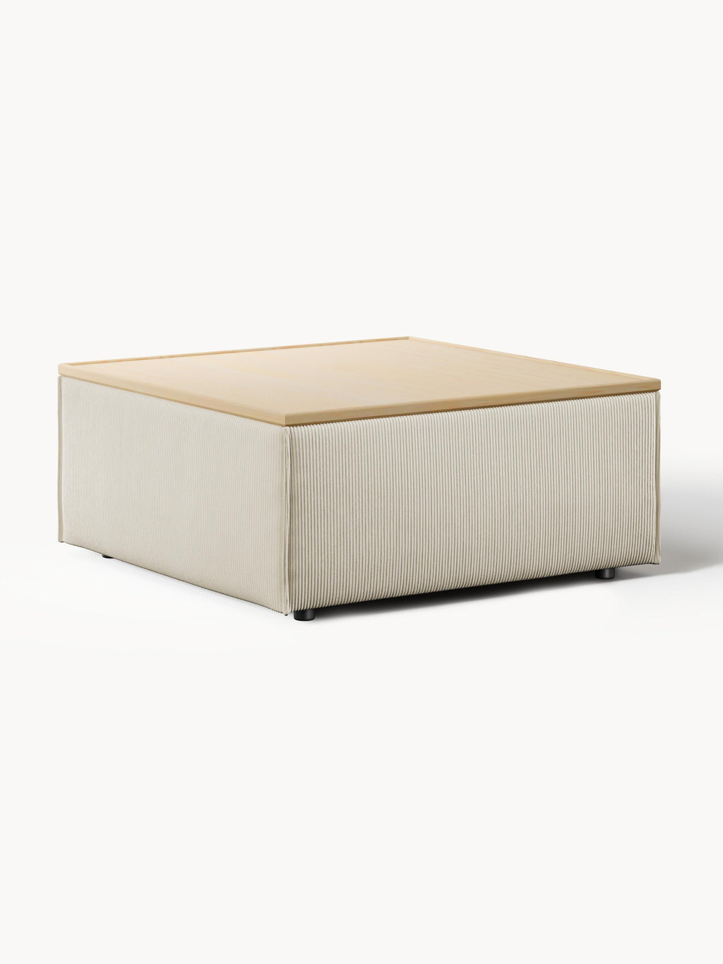 Gallery image 1 - Corduroy Ottoman Lennon with Storage