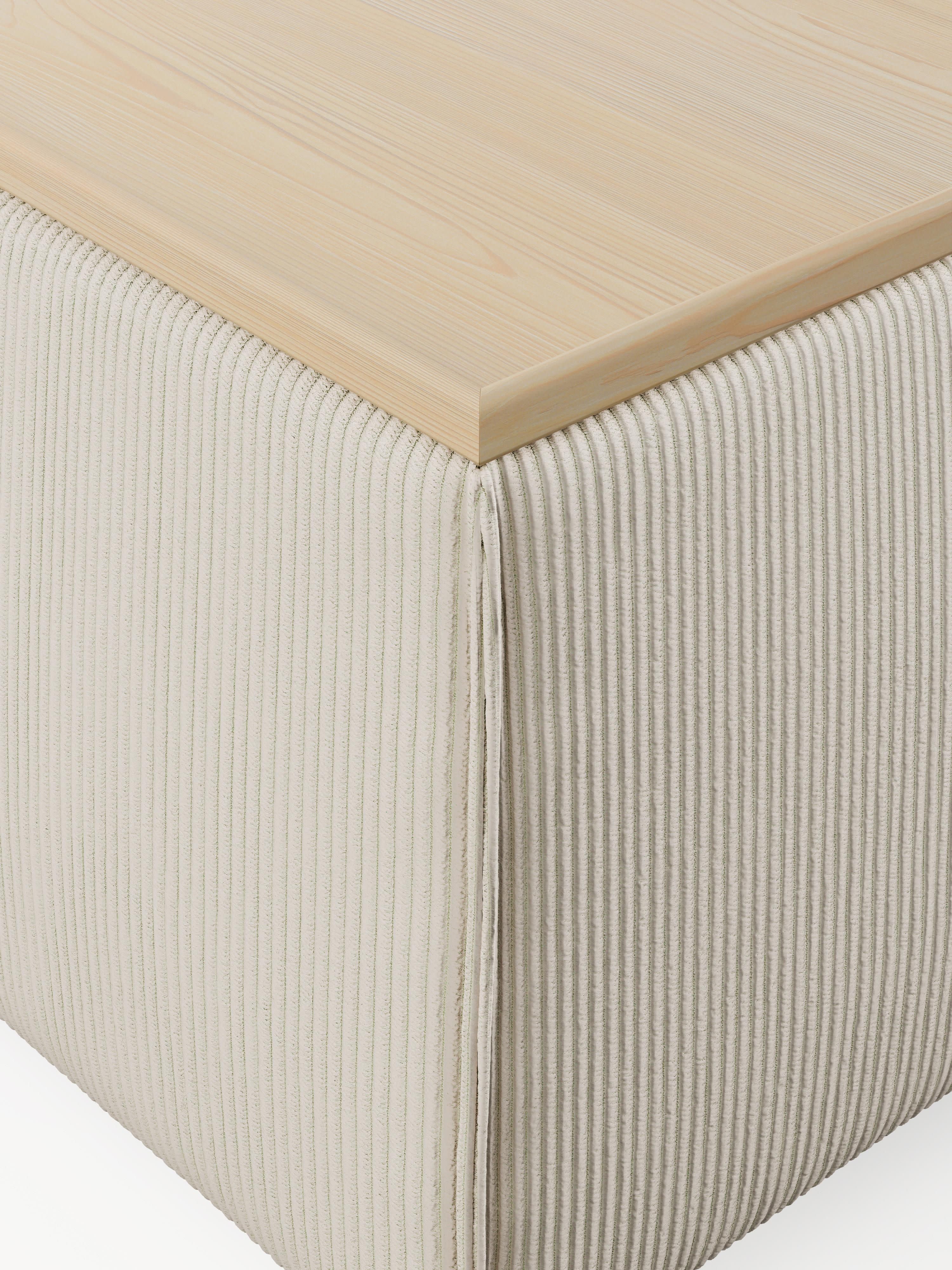 Lennon Corduroy Ottoman with Storage