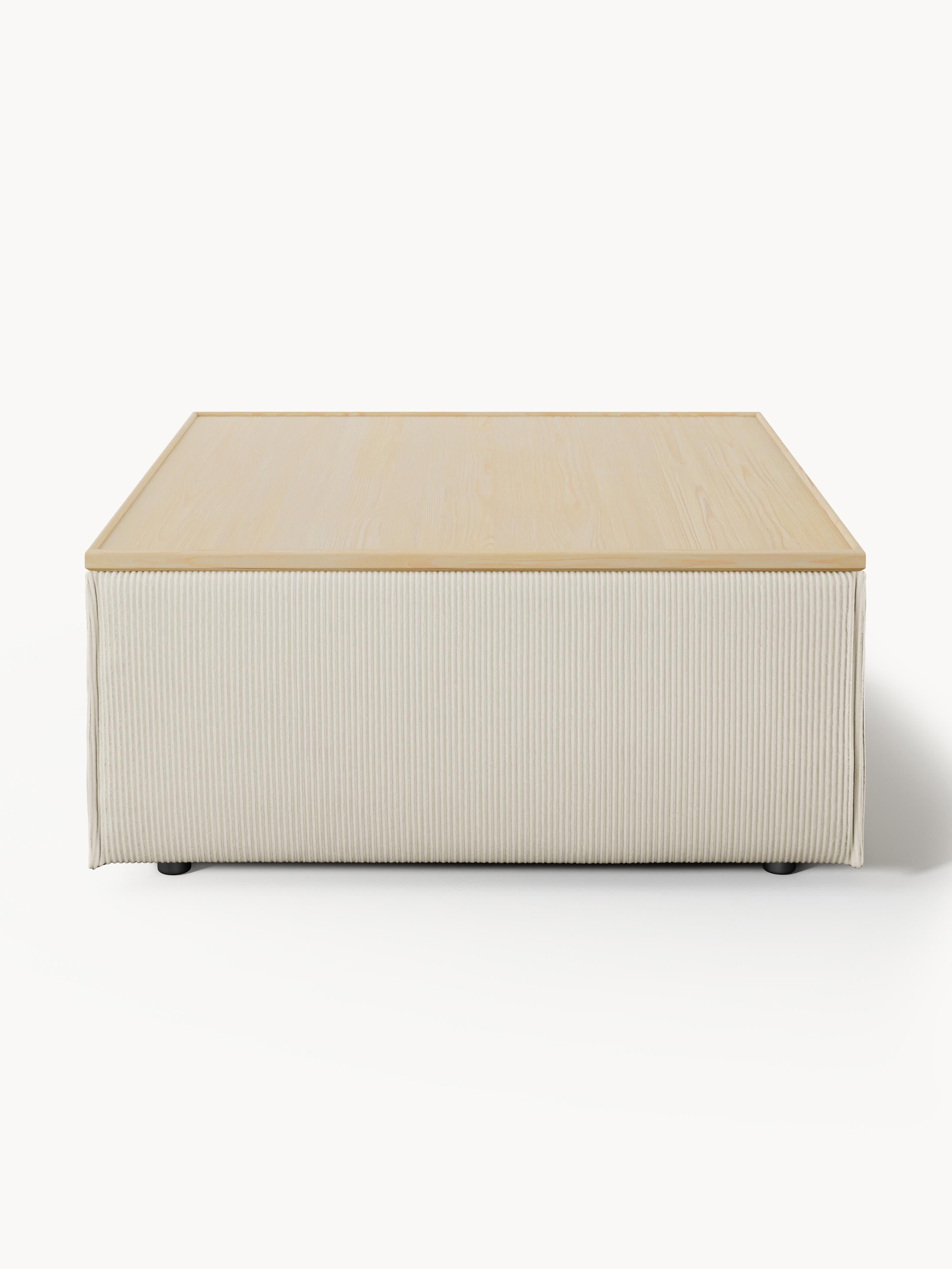 Lennon Corduroy Ottoman with Storage