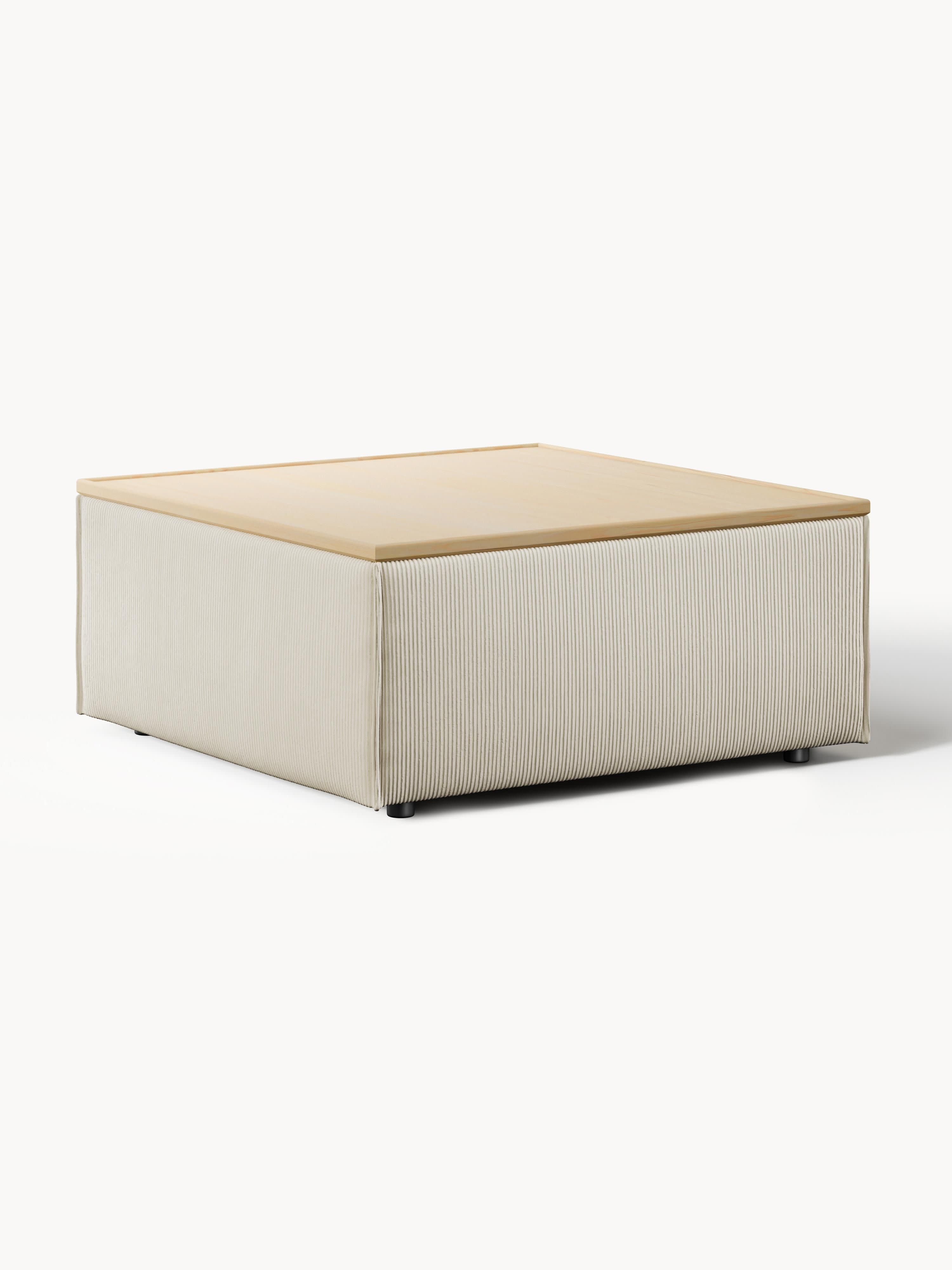 Lennon Corduroy Ottoman with Storage