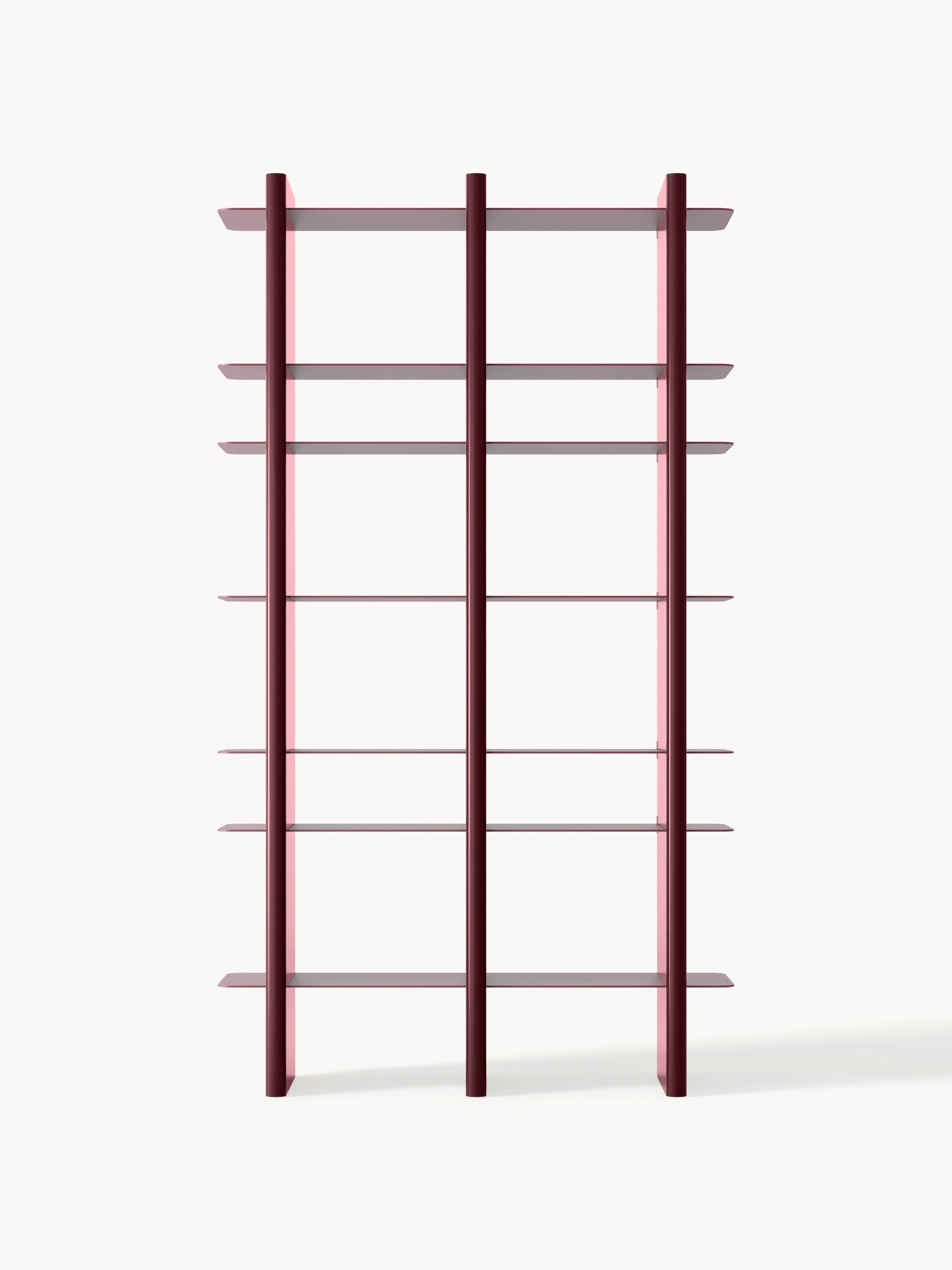 Rami Tall Shelving Unit with Metal Elements