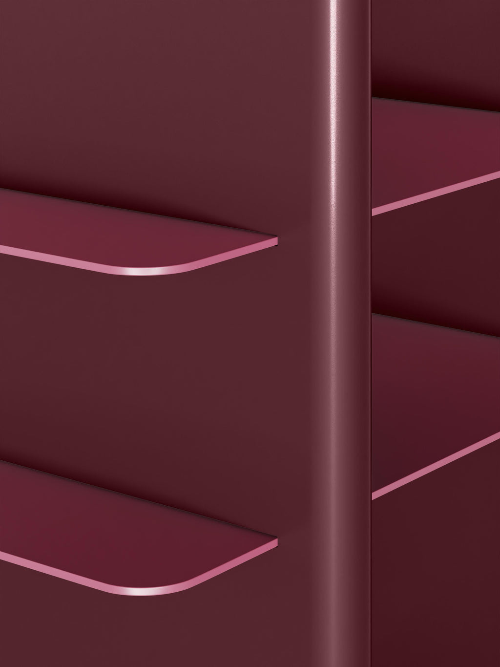 Rami Tall Shelving Unit with Metal Elements