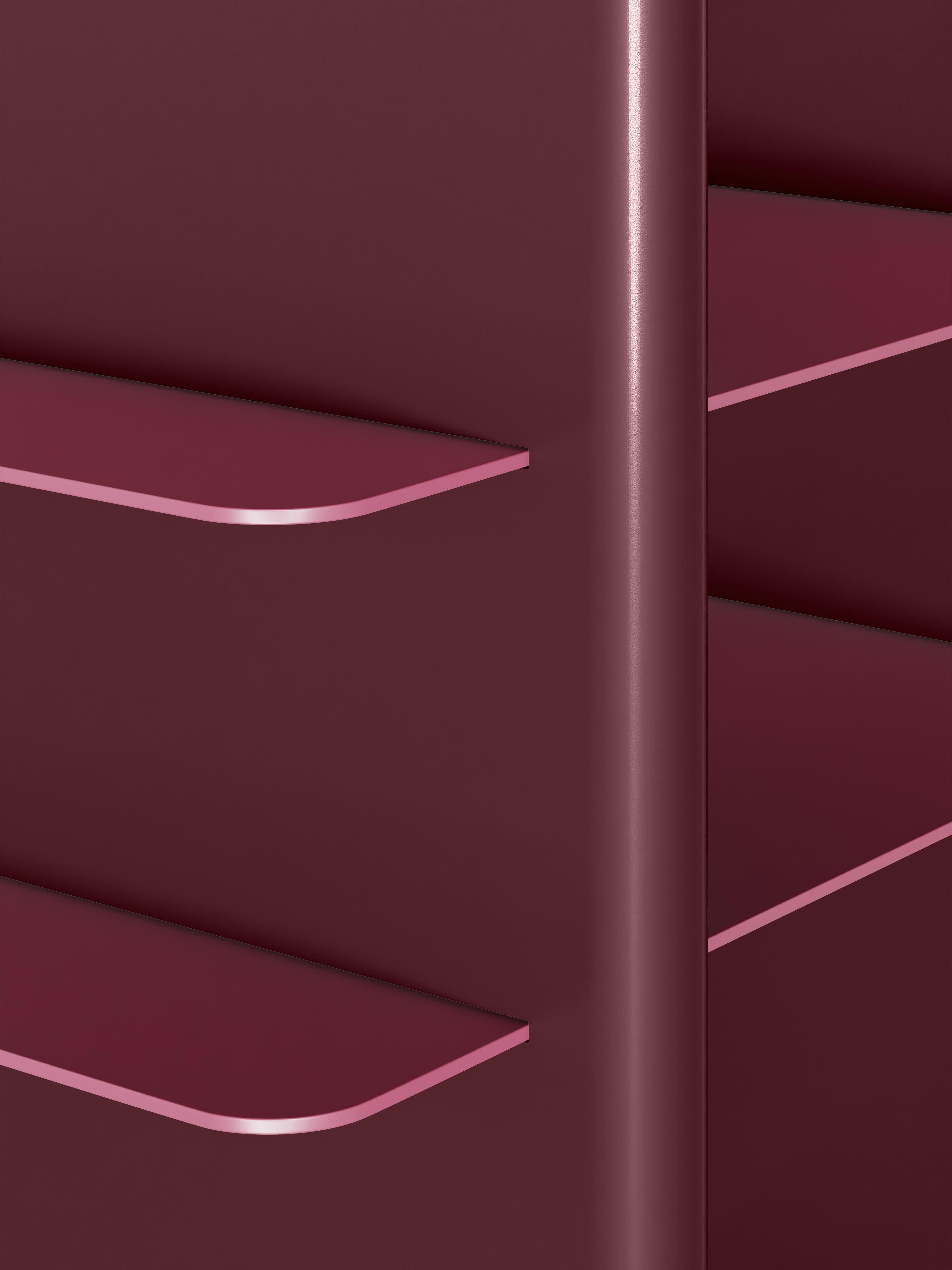 Rami Tall Shelving Unit with Metal Elements
