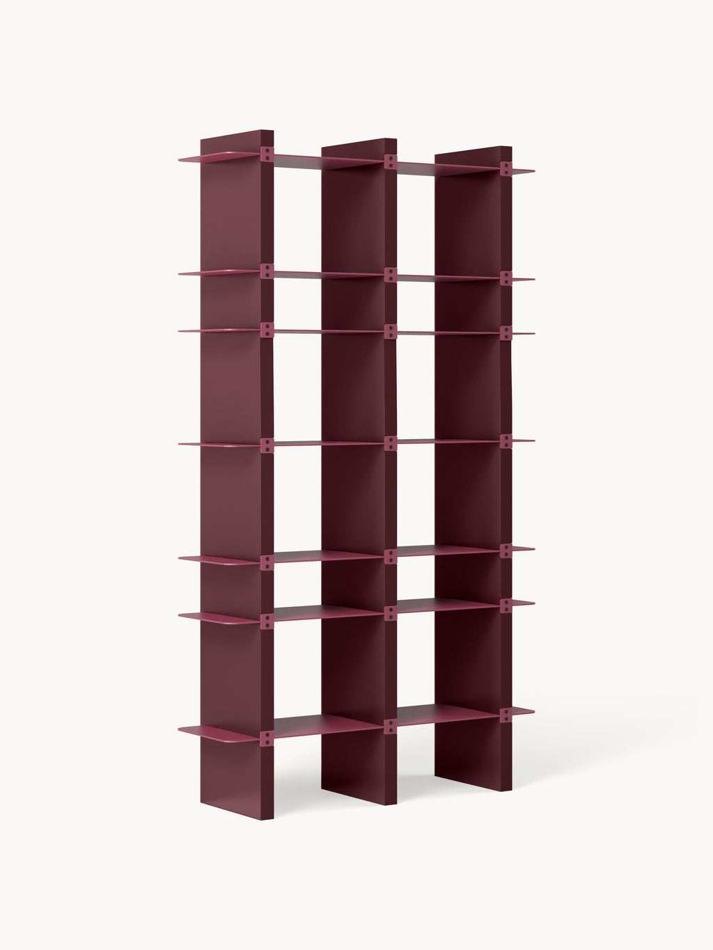 Rami Tall Shelving Unit with Metal Elements