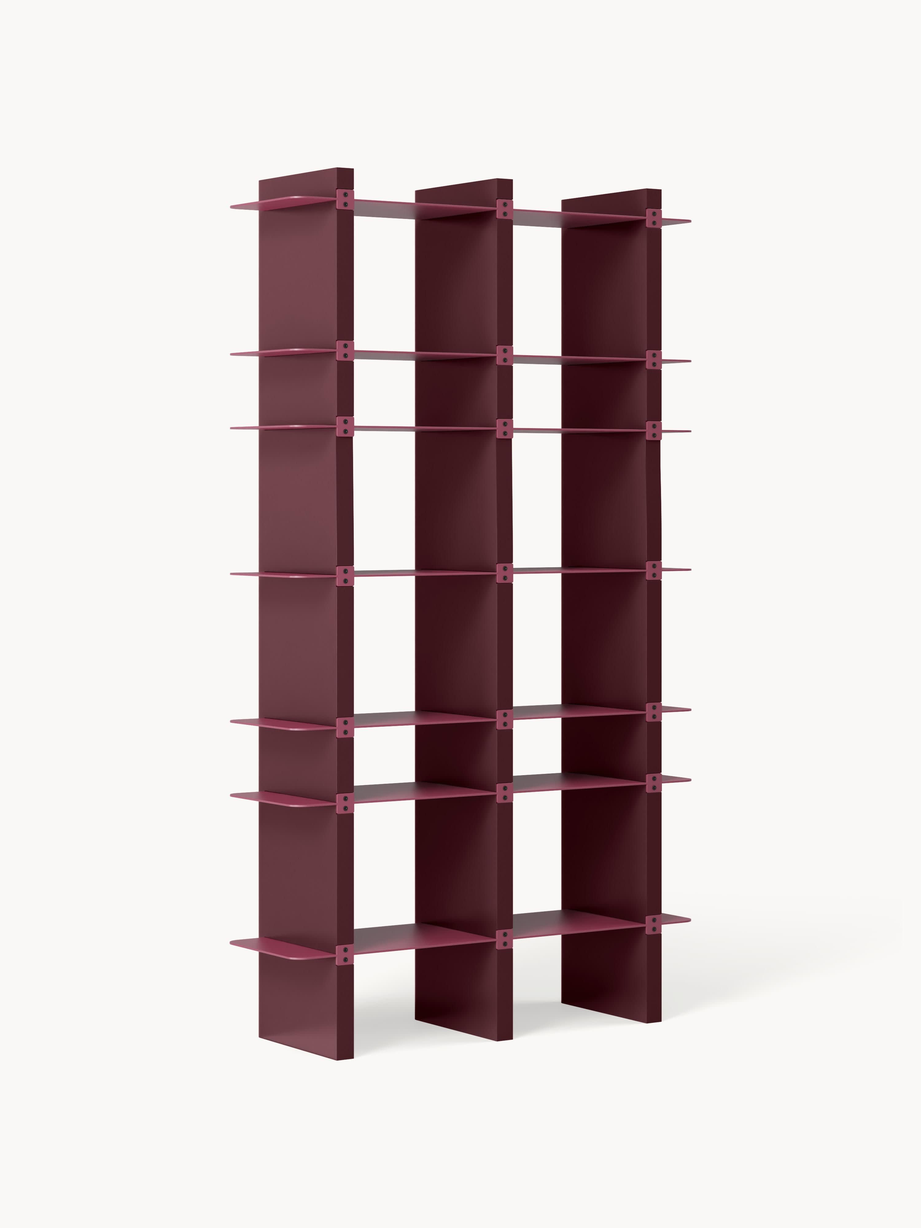 Rami Tall Shelving Unit with Metal Elements