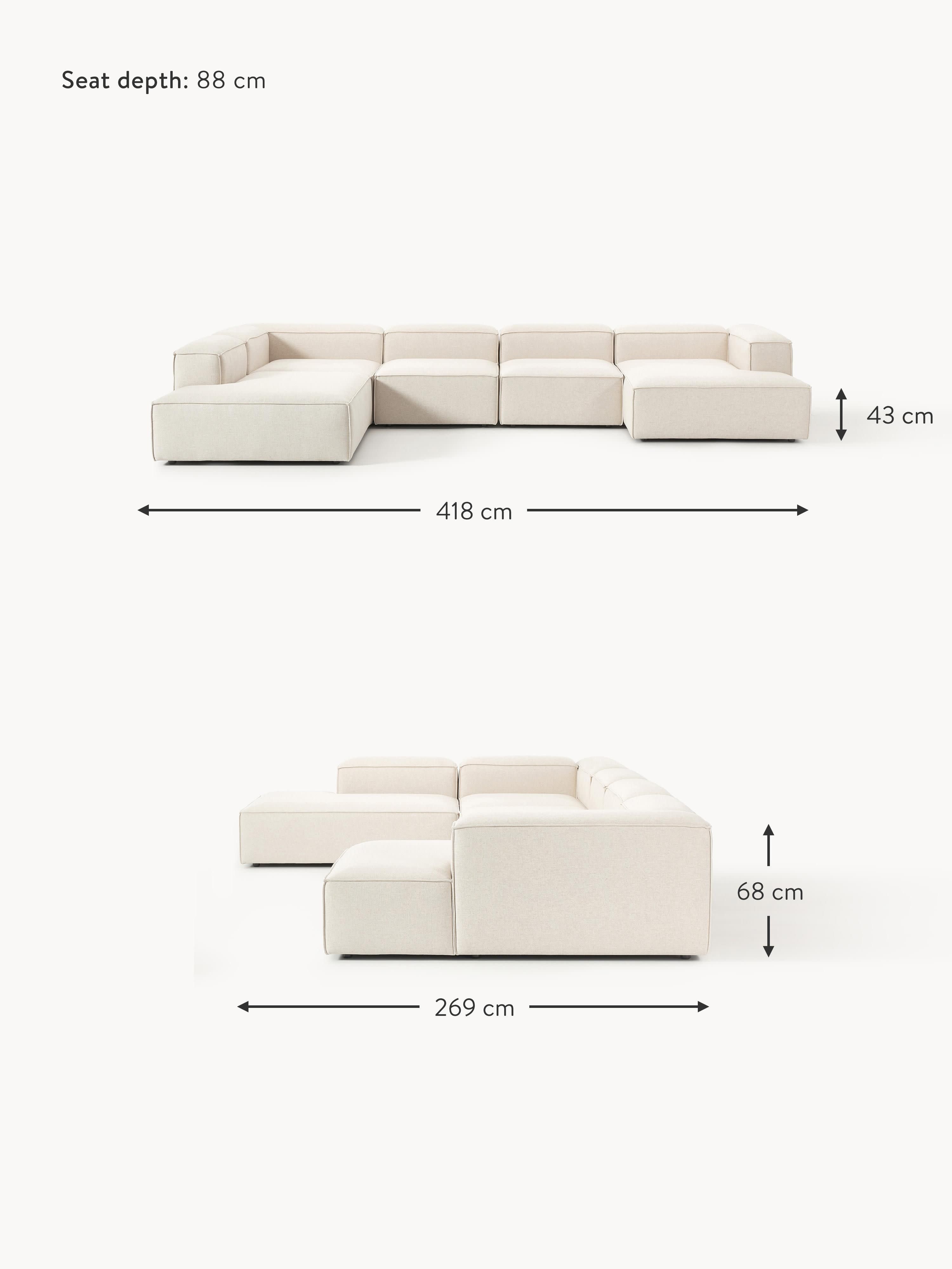 Lennon XL Linen Blend Modular Sofa