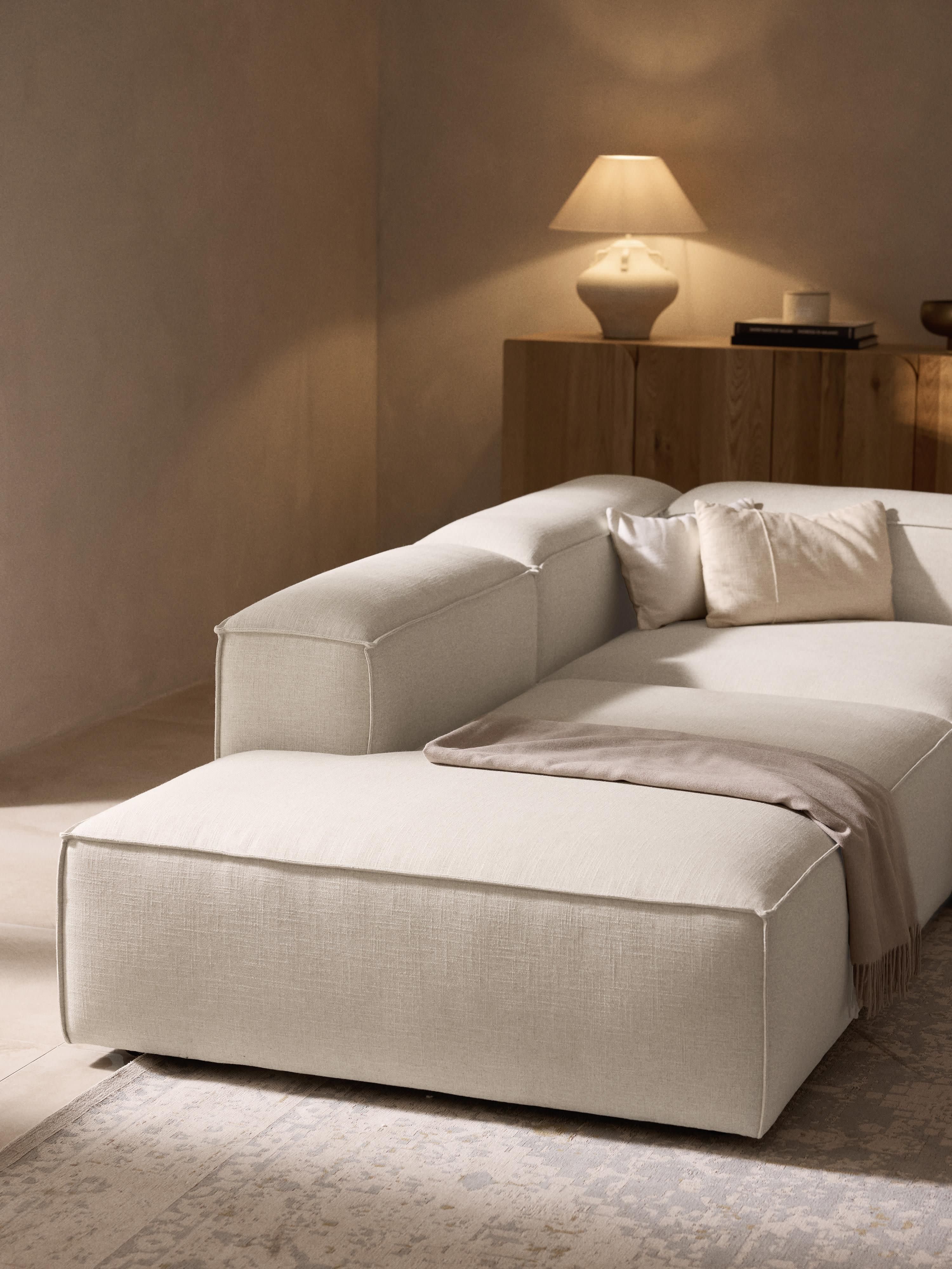 Lennon XL Linen Blend Modular Sofa