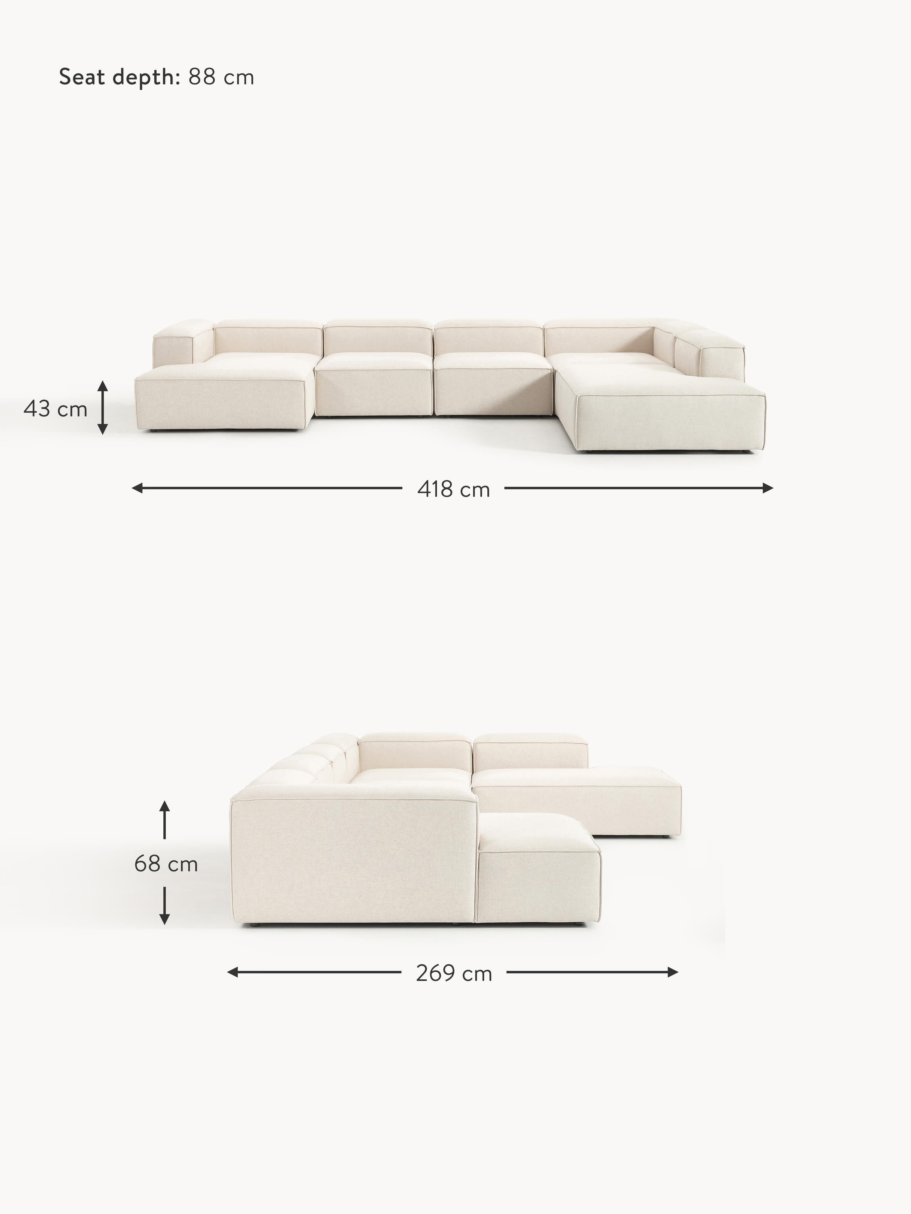 Lennon XL Linen Blend Modular Sofa
