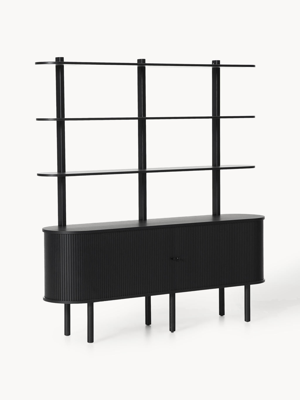 Gallery image 1 - Large Shelving Unit Calary with Fluted Front