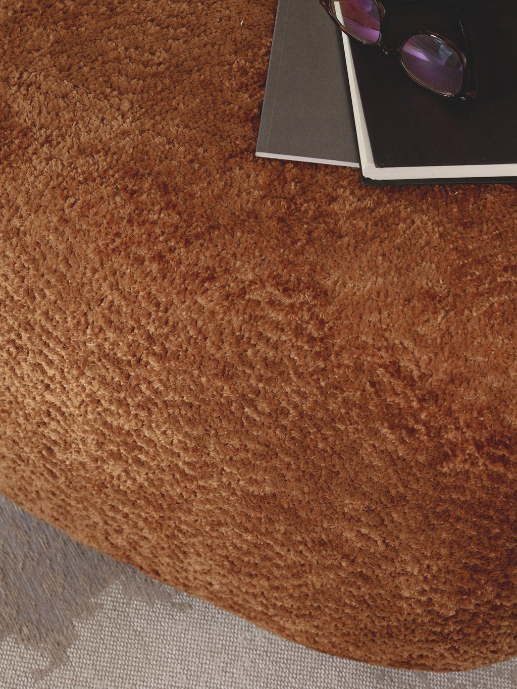Wolke Teddy-Bouclé Ottoman