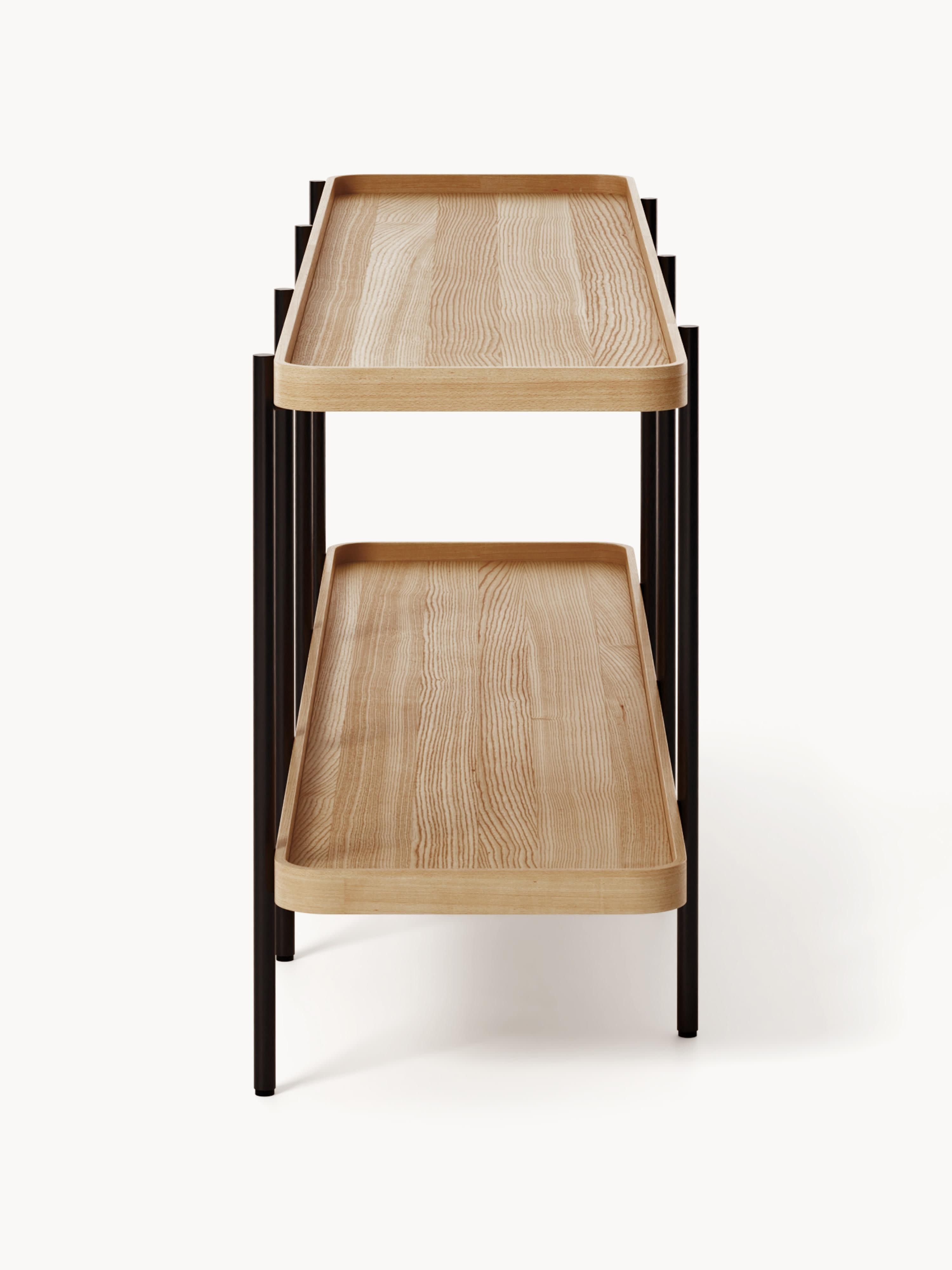 Renee Low Wooden Shelving Unit