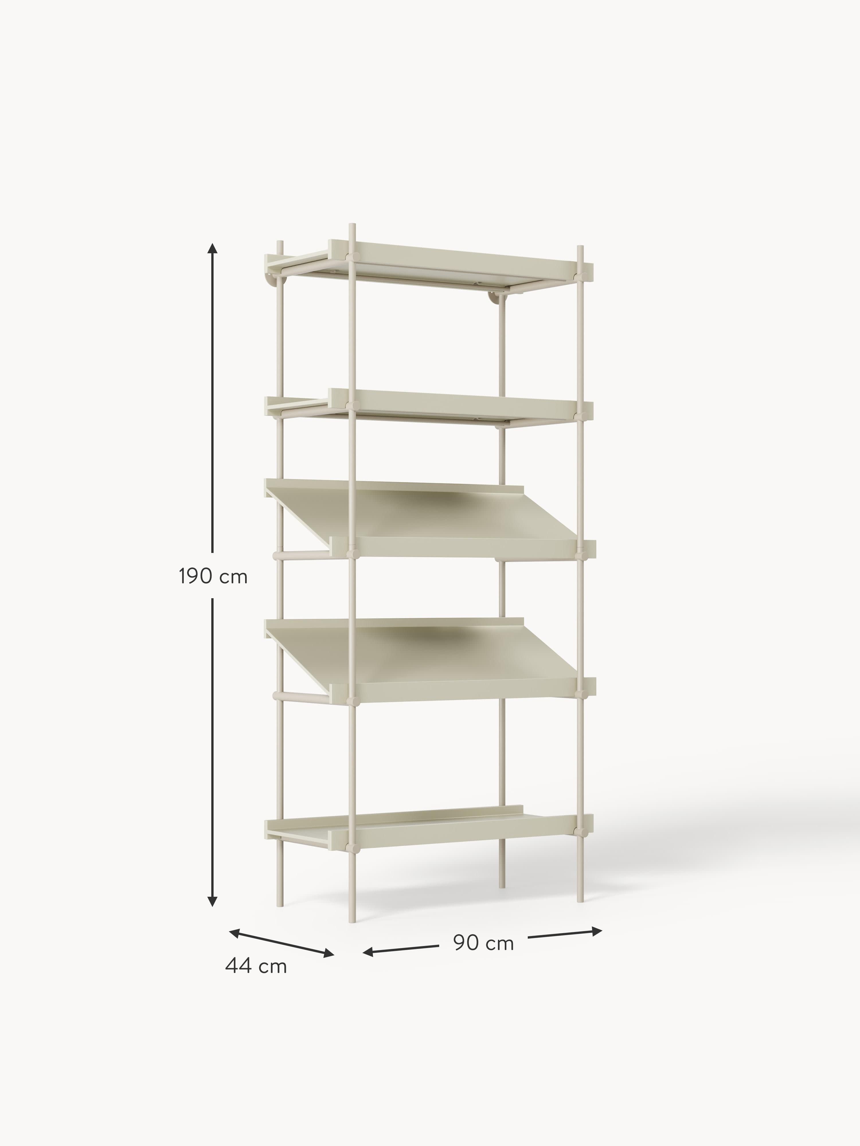 Rio Tall Shelving Unit with Slanted Shelves