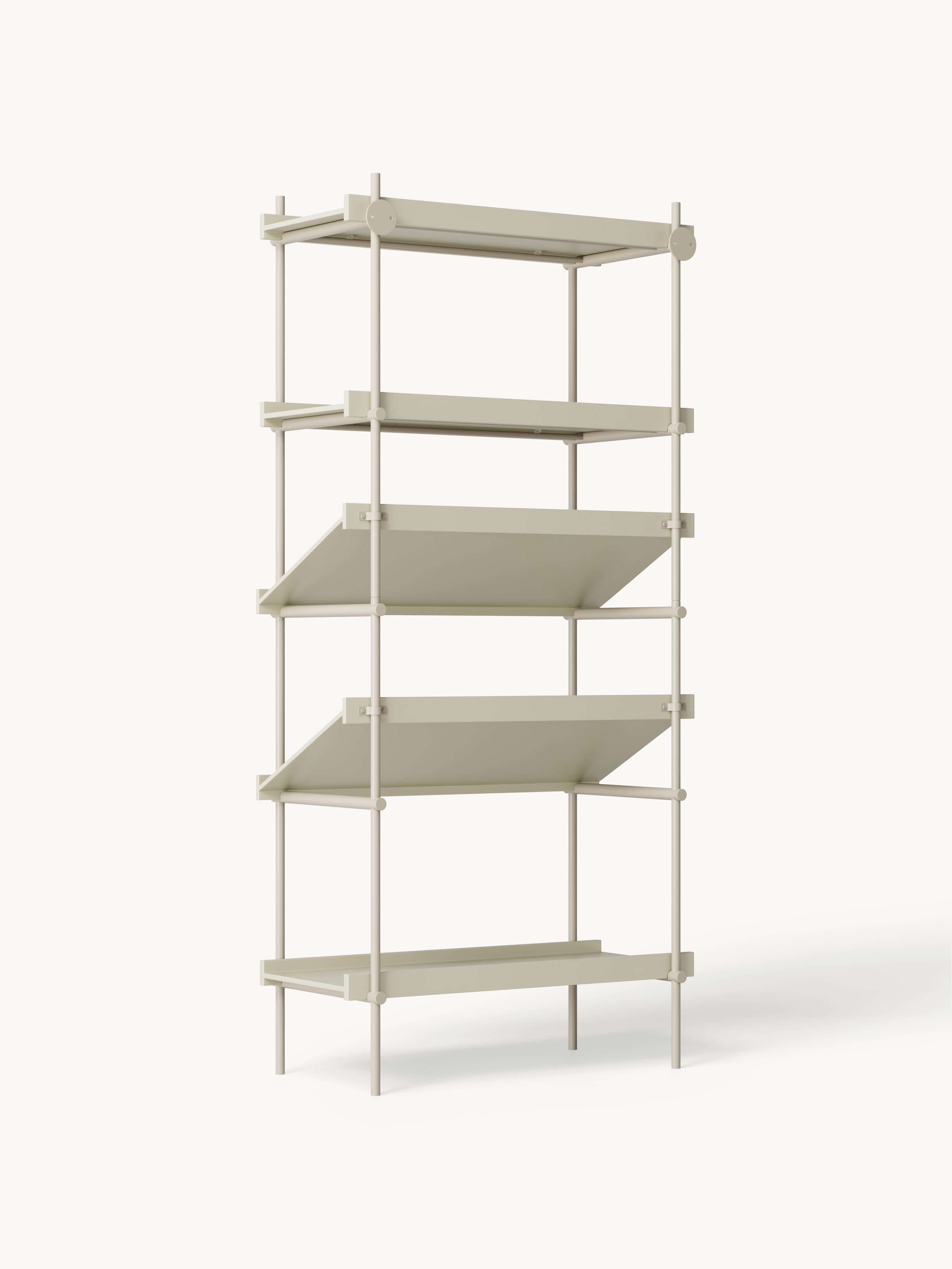 Rio Tall Shelving Unit with Slanted Shelves
