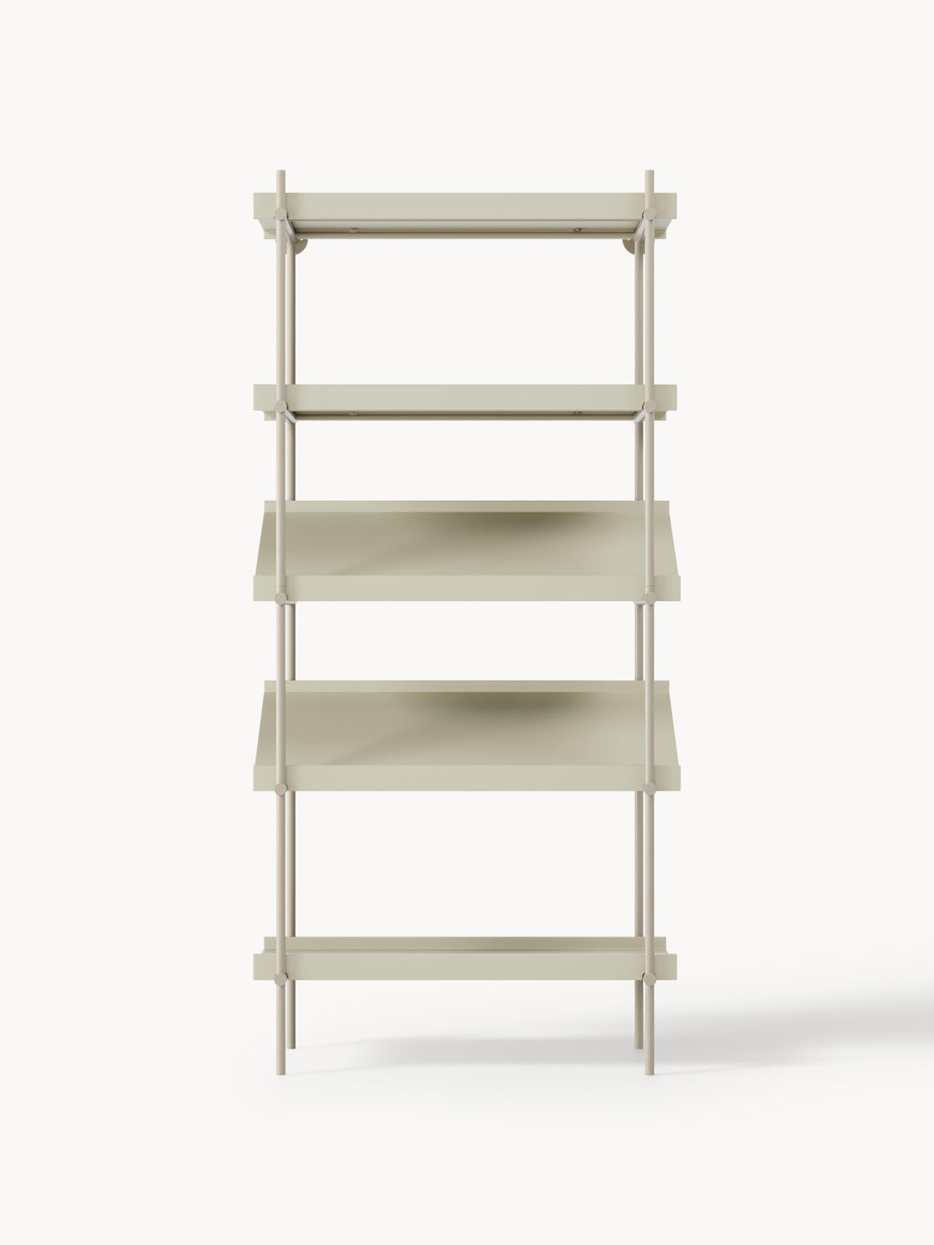 Rio Tall Shelving Unit with Slanted Shelves