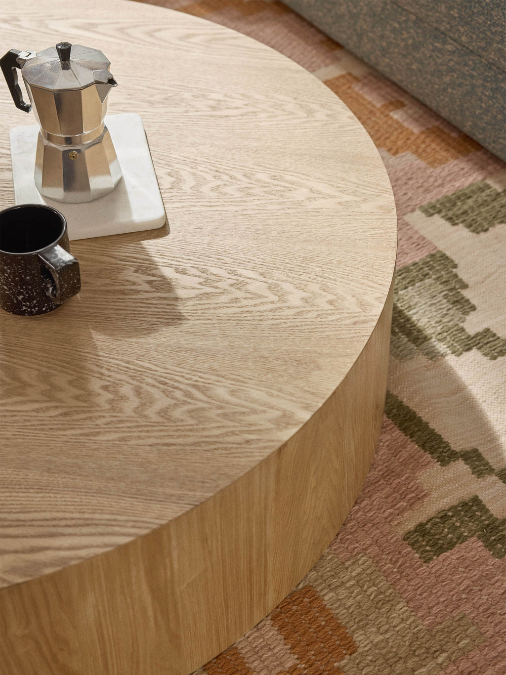 Dan XL Round Wooden Coffee Table