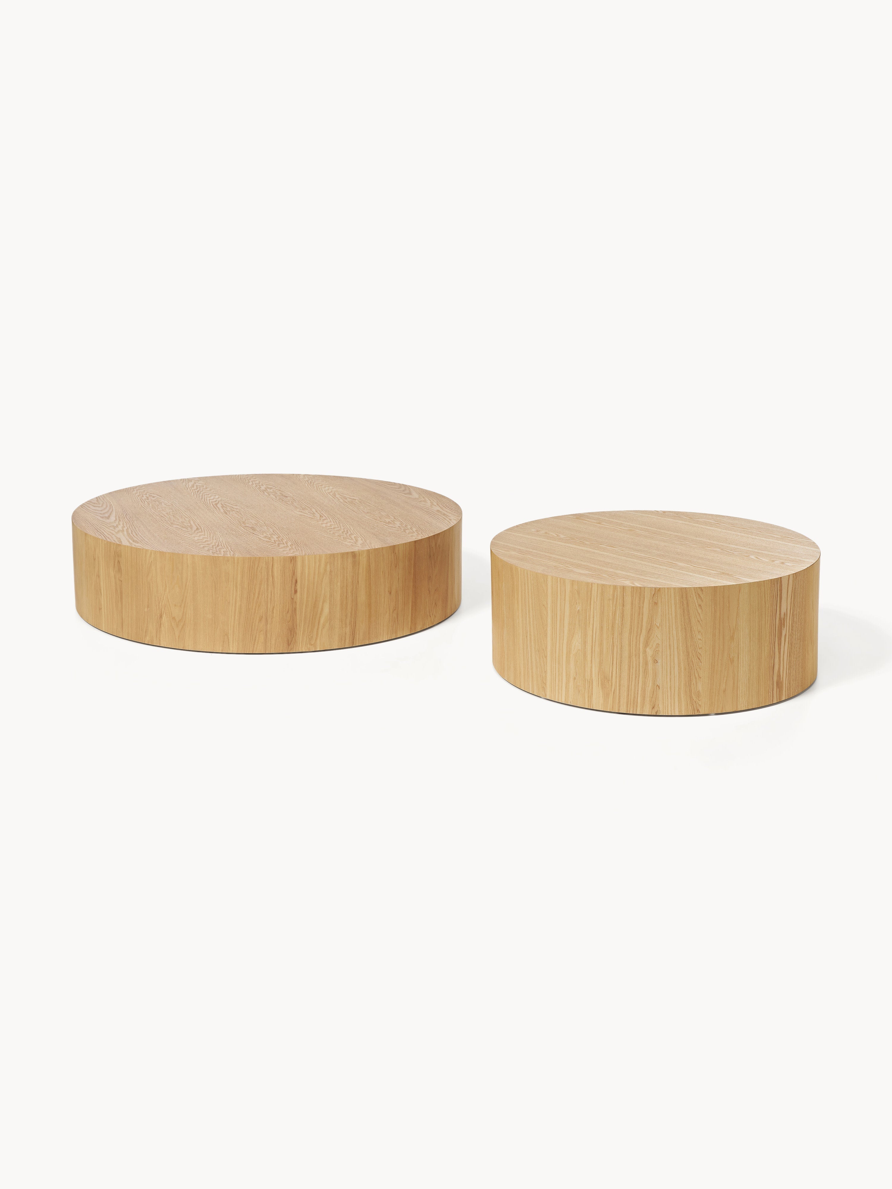 Dan XL Round Wooden Coffee Table
