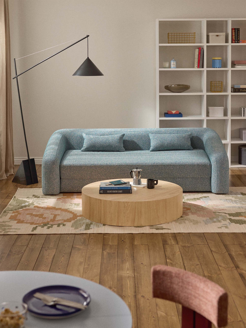 Dan XL Round Wooden Coffee Table
