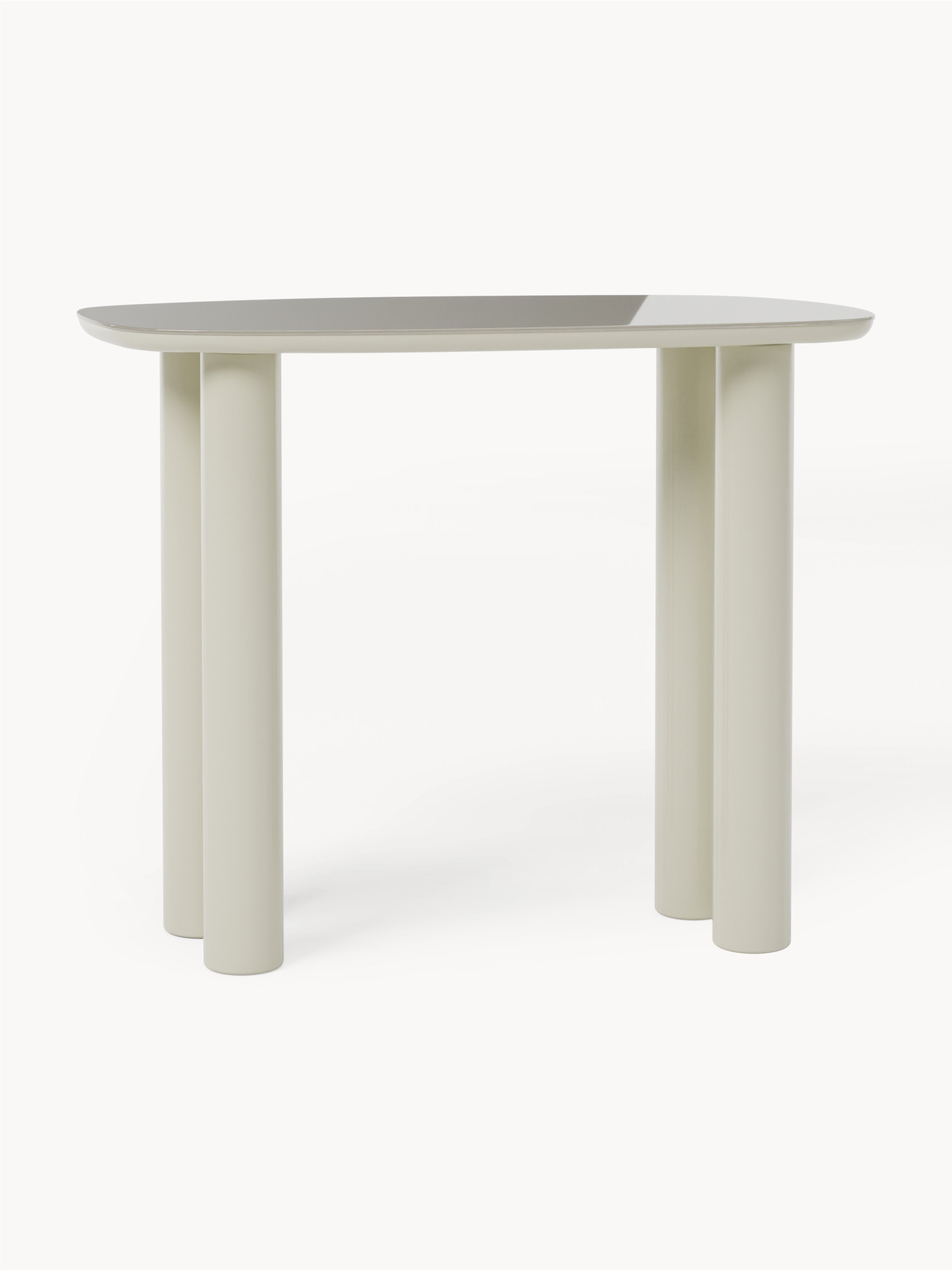 Beni Console Table with Glass Top