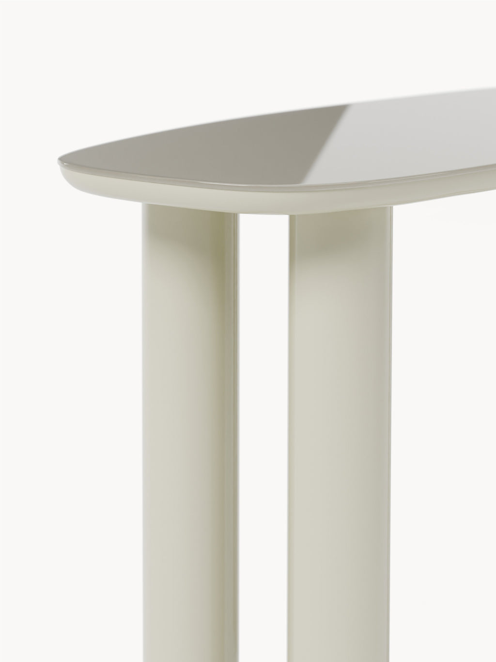 Beni Console Table with Glass Top